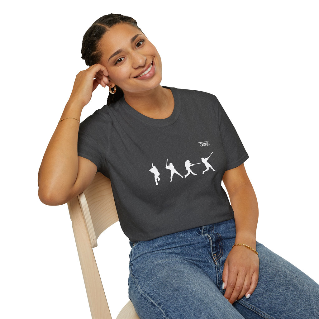 Batter Silhouette T-Shirt — Men's Baseball Player Graphic Tee