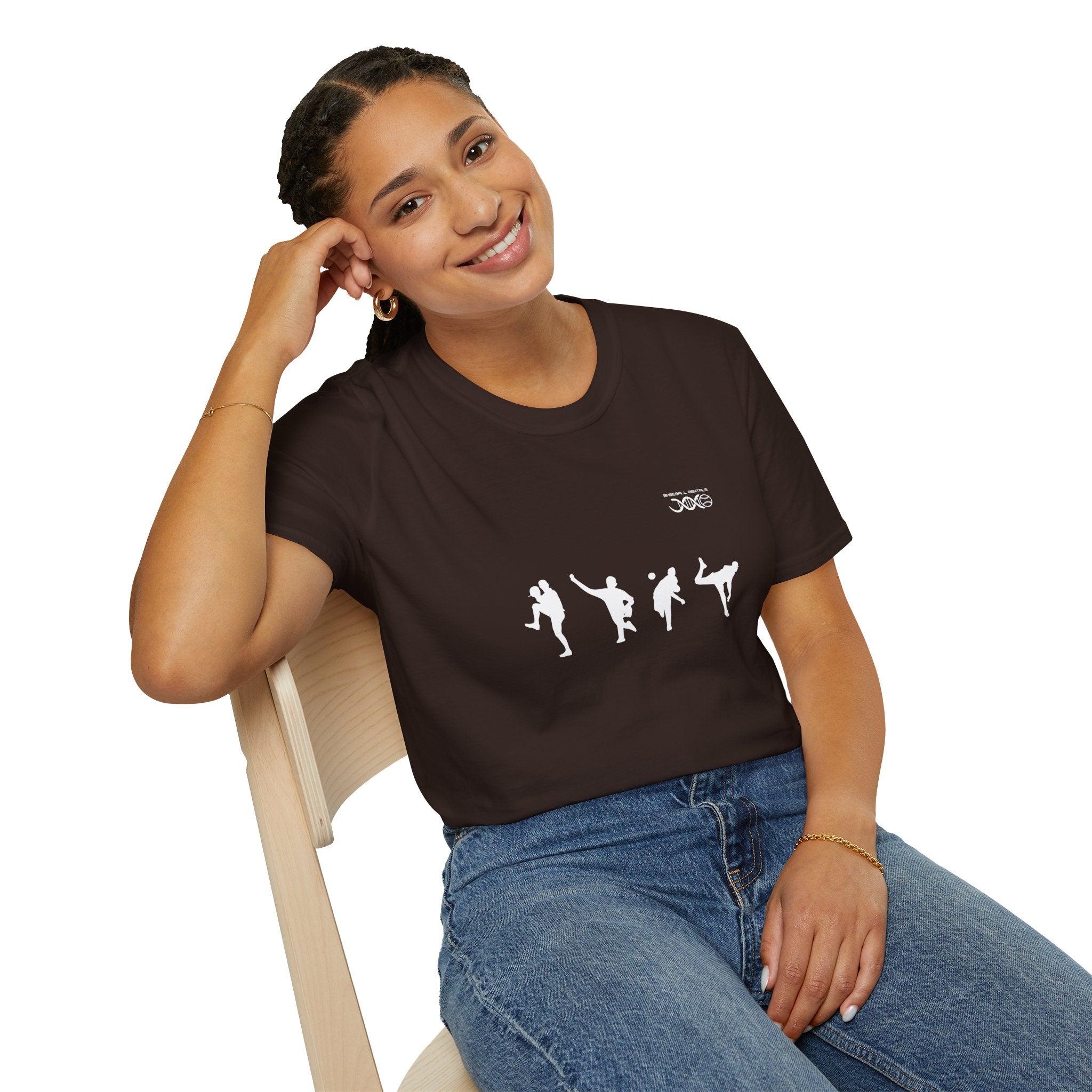 Pitcher Silhouette T-Shirt — Baseball Pitcher Tee