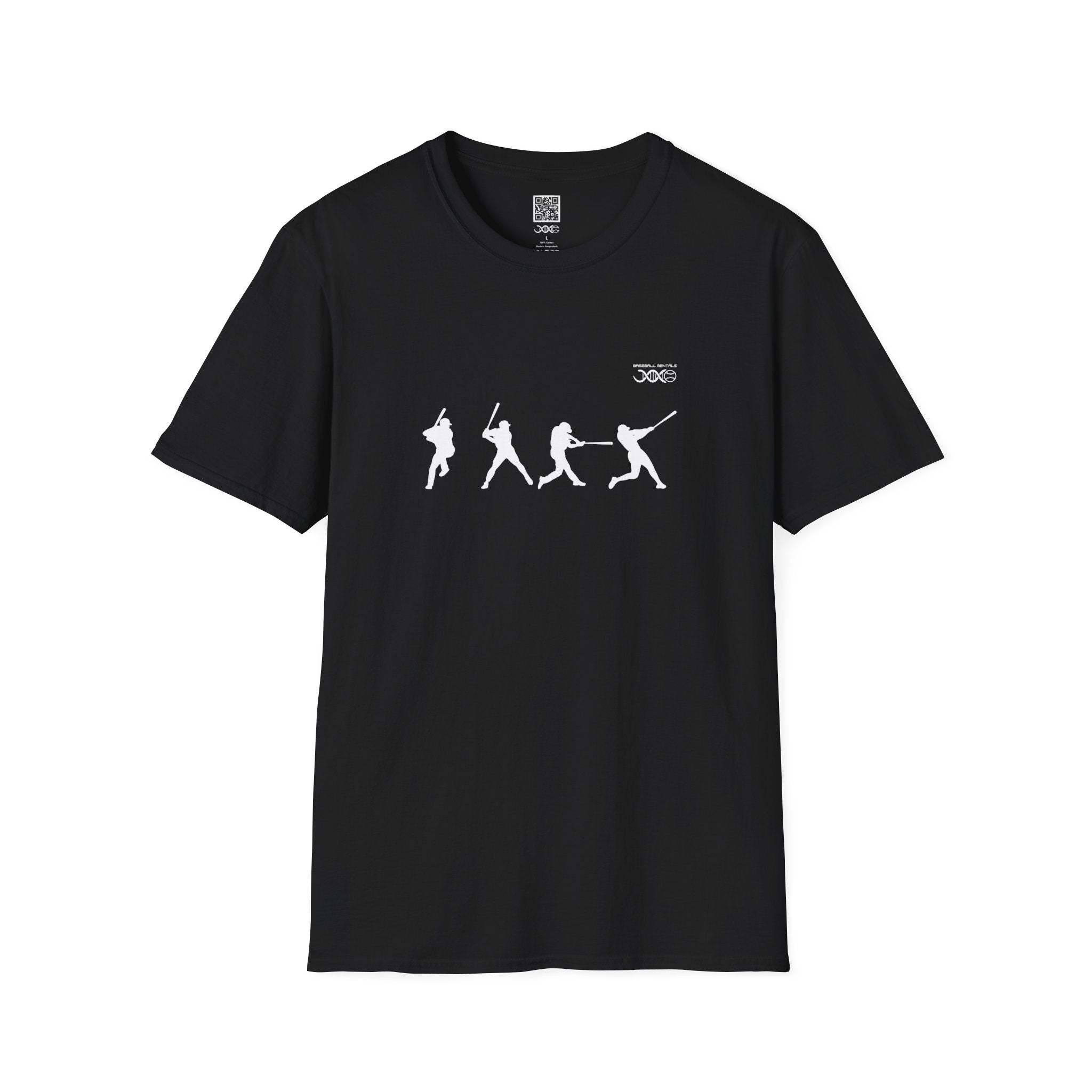 Batter Silhouette T-Shirt — Men's Baseball Player Graphic Tee