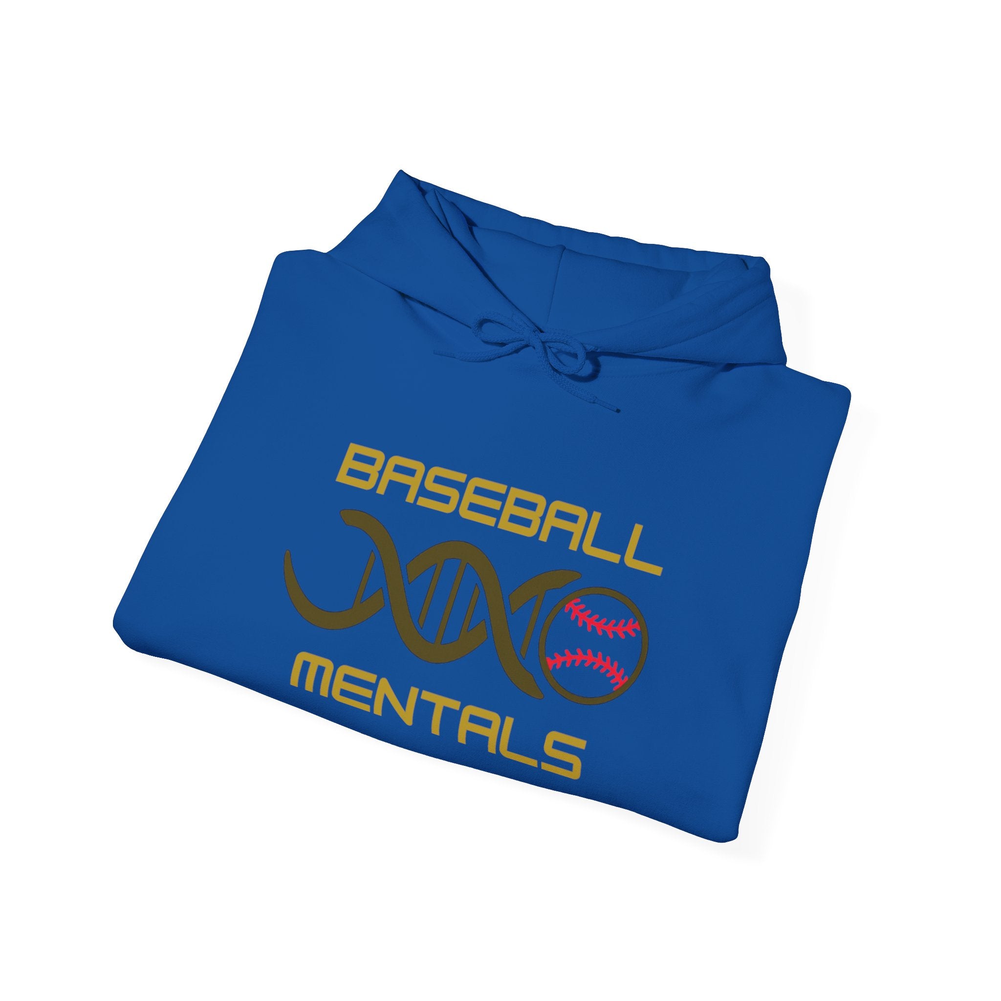 Baseball Mentals Hoodie — DNA Baseball Graphic Pullover for Players & Fans
