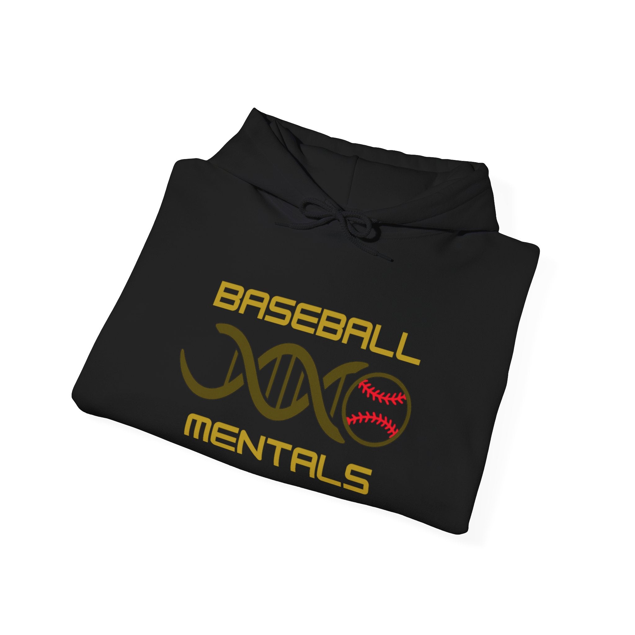 Baseball Mentals Hoodie — DNA Baseball Graphic Pullover for Players & Fans