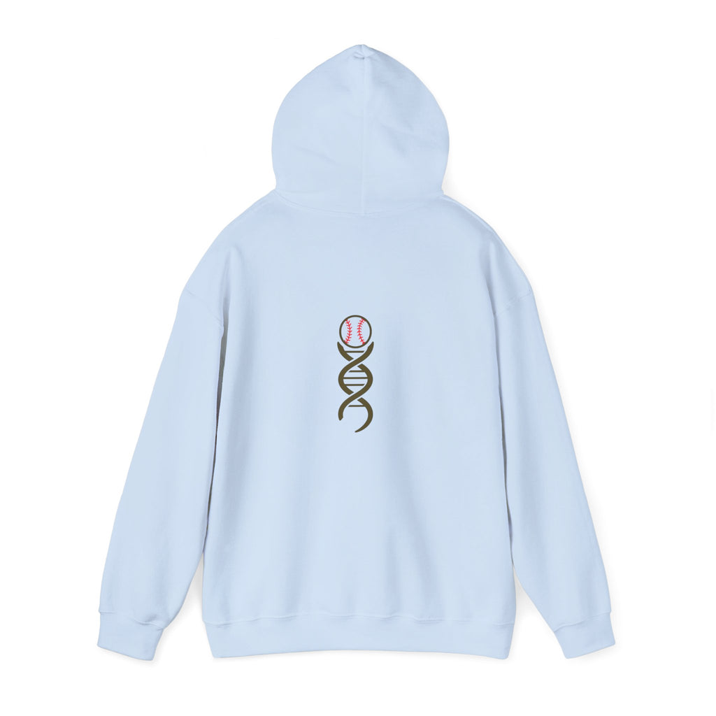 Baseball Mentals Hoodie — DNA Baseball Graphic Pullover for Players & Fans