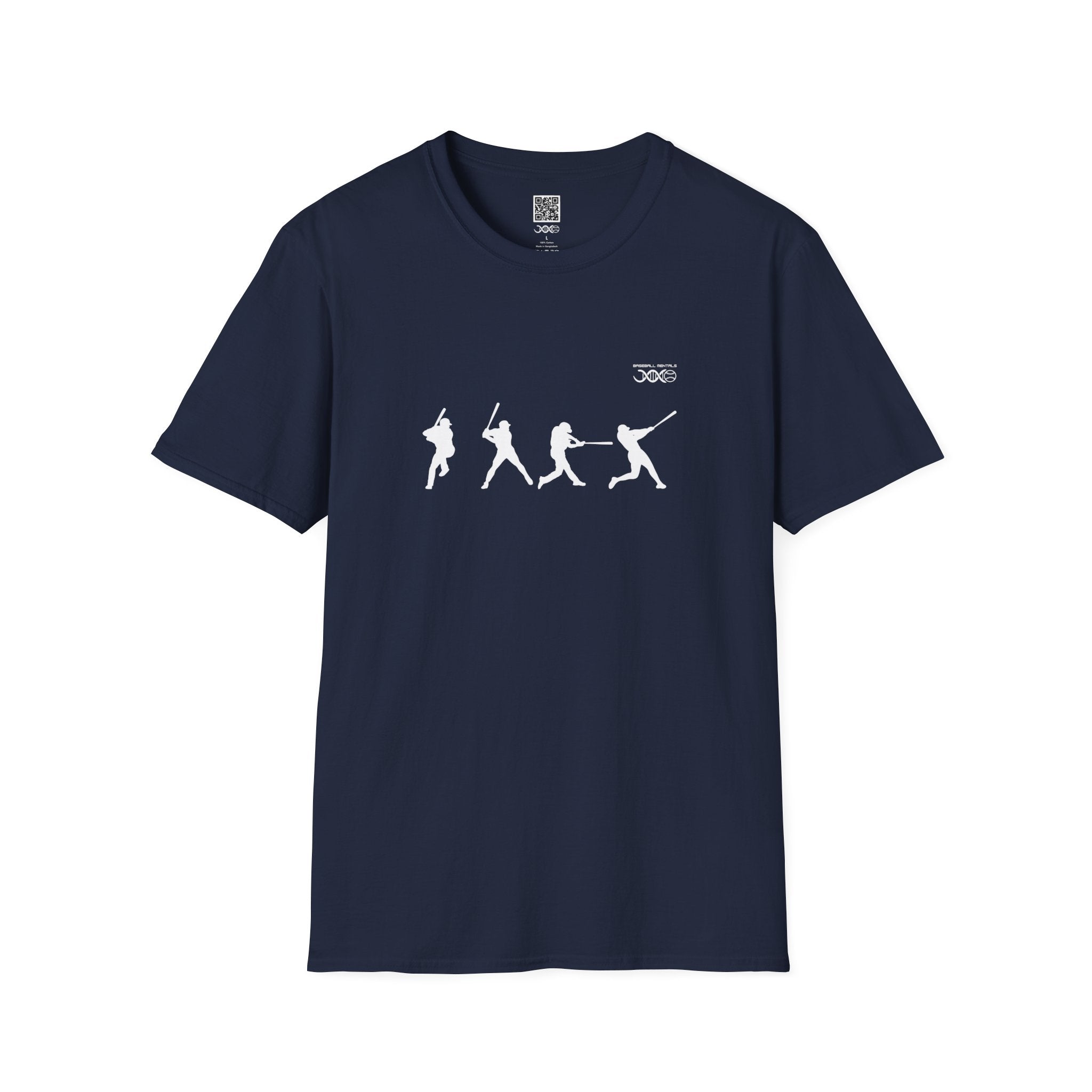 Batter Silhouette T-Shirt — Men's Baseball Player Graphic Tee