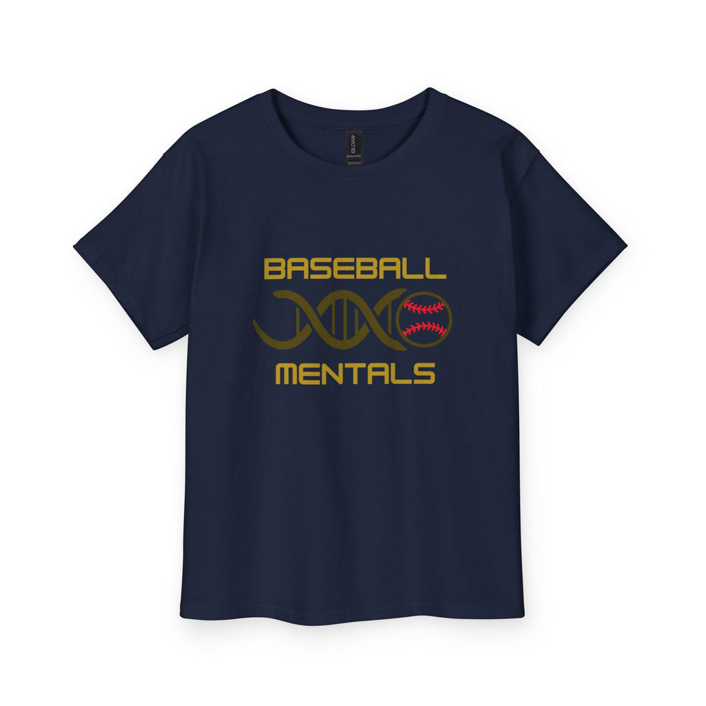 Youth Tee — "Baseball Mentals" DNA Baseball Graphic