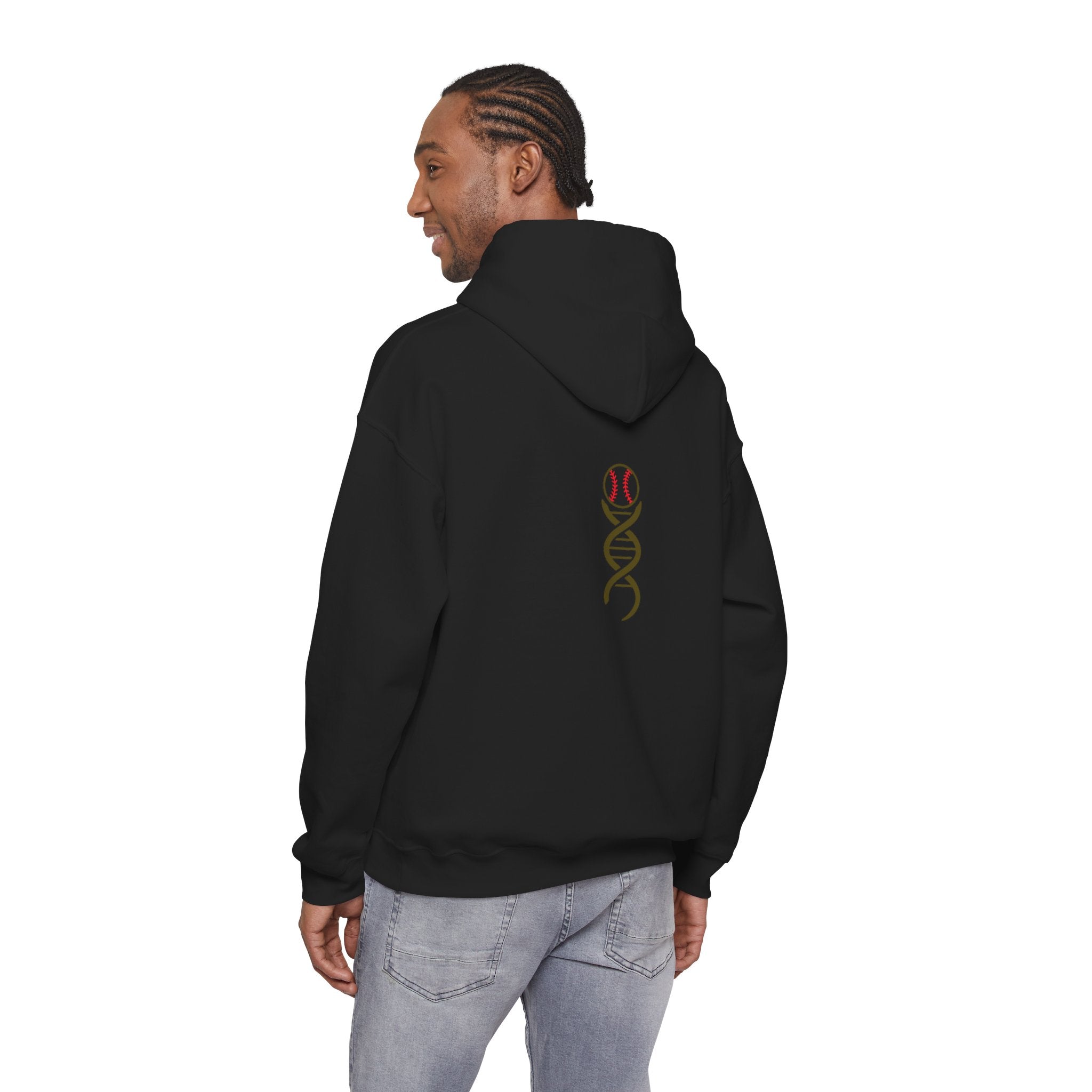 Baseball Mentals Hoodie — DNA Baseball Graphic Pullover for Players & Fans