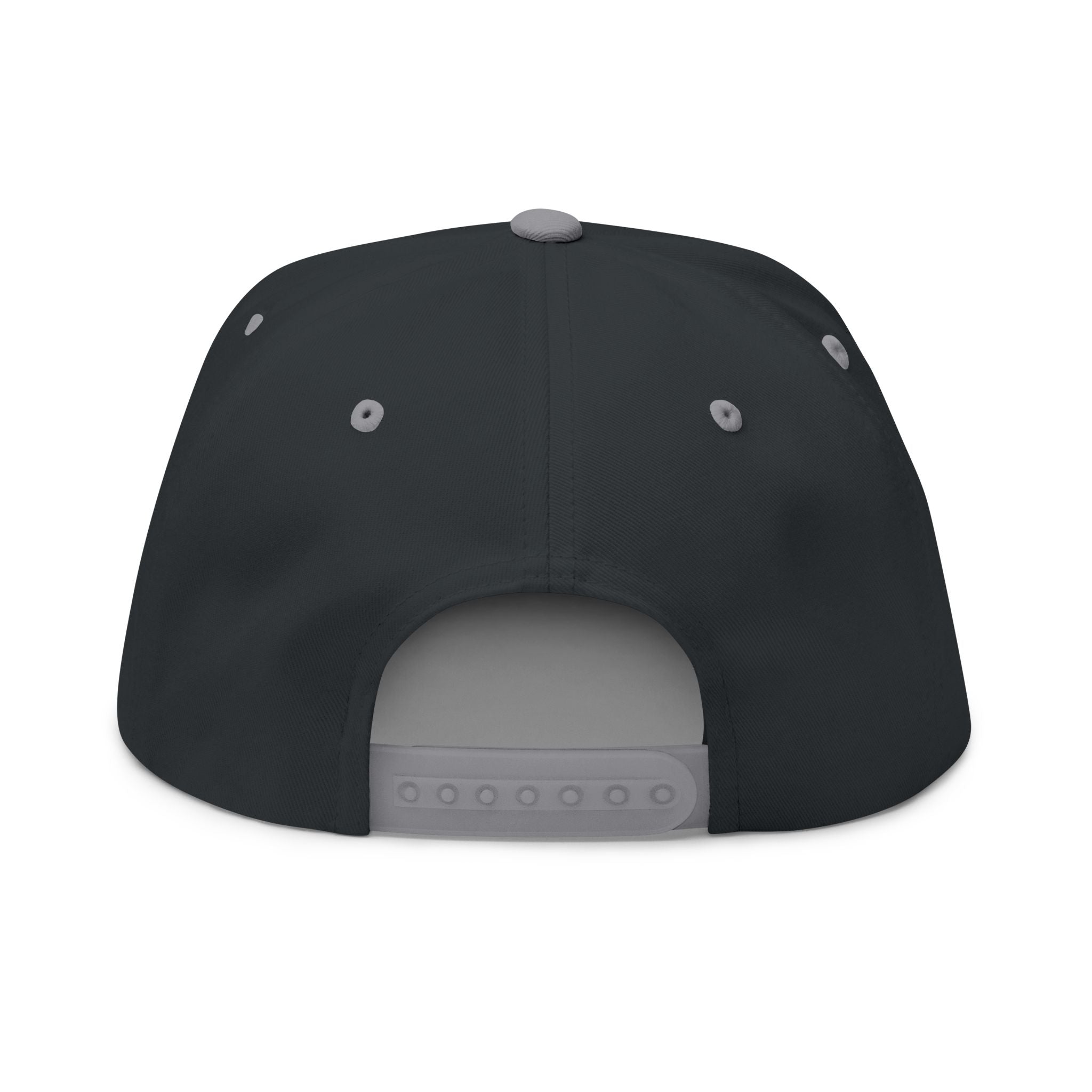 Baseball DNA Flat Bill Cap — Embroidered Sports Logo Hat