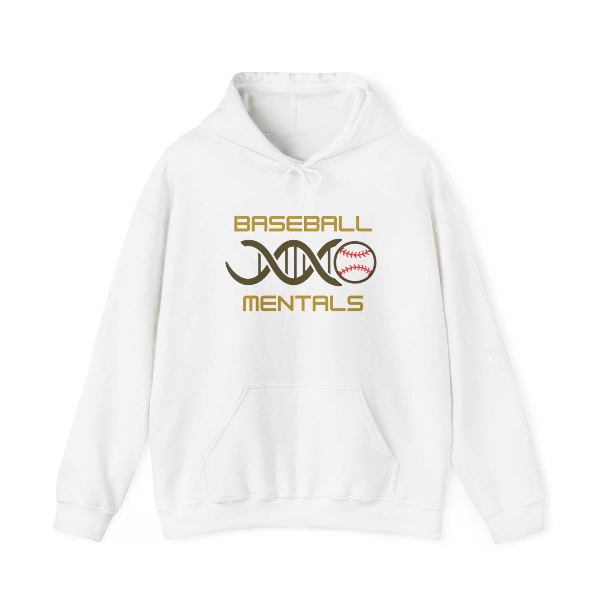 Baseball Mentals Hoodie — DNA Baseball Graphic Pullover for Players & Fans