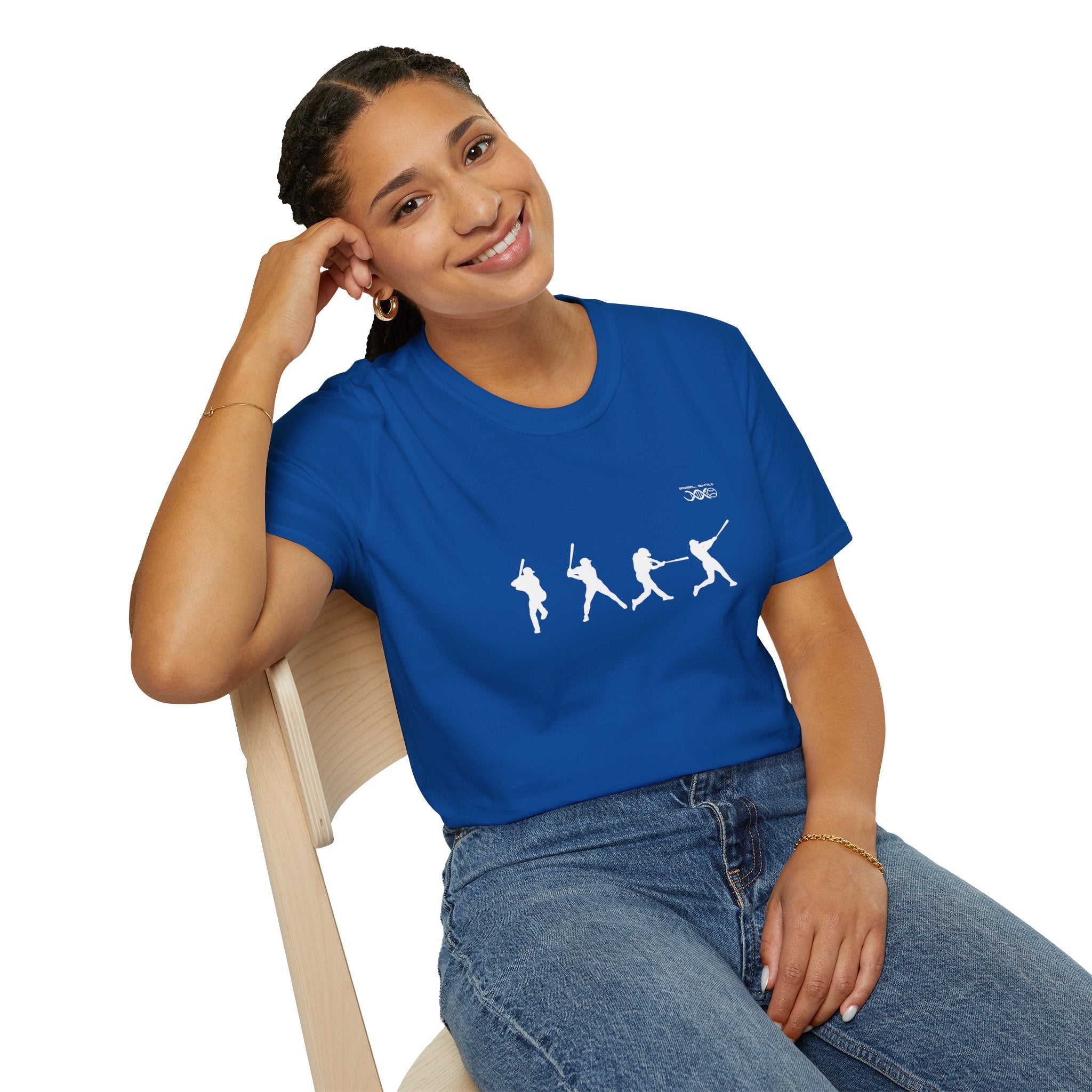 Batter Silhouette T-Shirt — Men's Baseball Player Graphic Tee