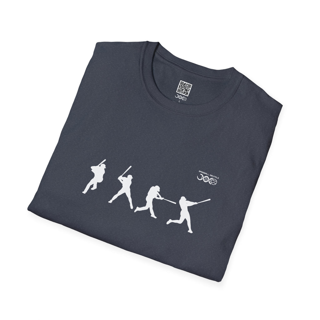 Batter Silhouette T-Shirt — Men's Baseball Player Graphic Tee