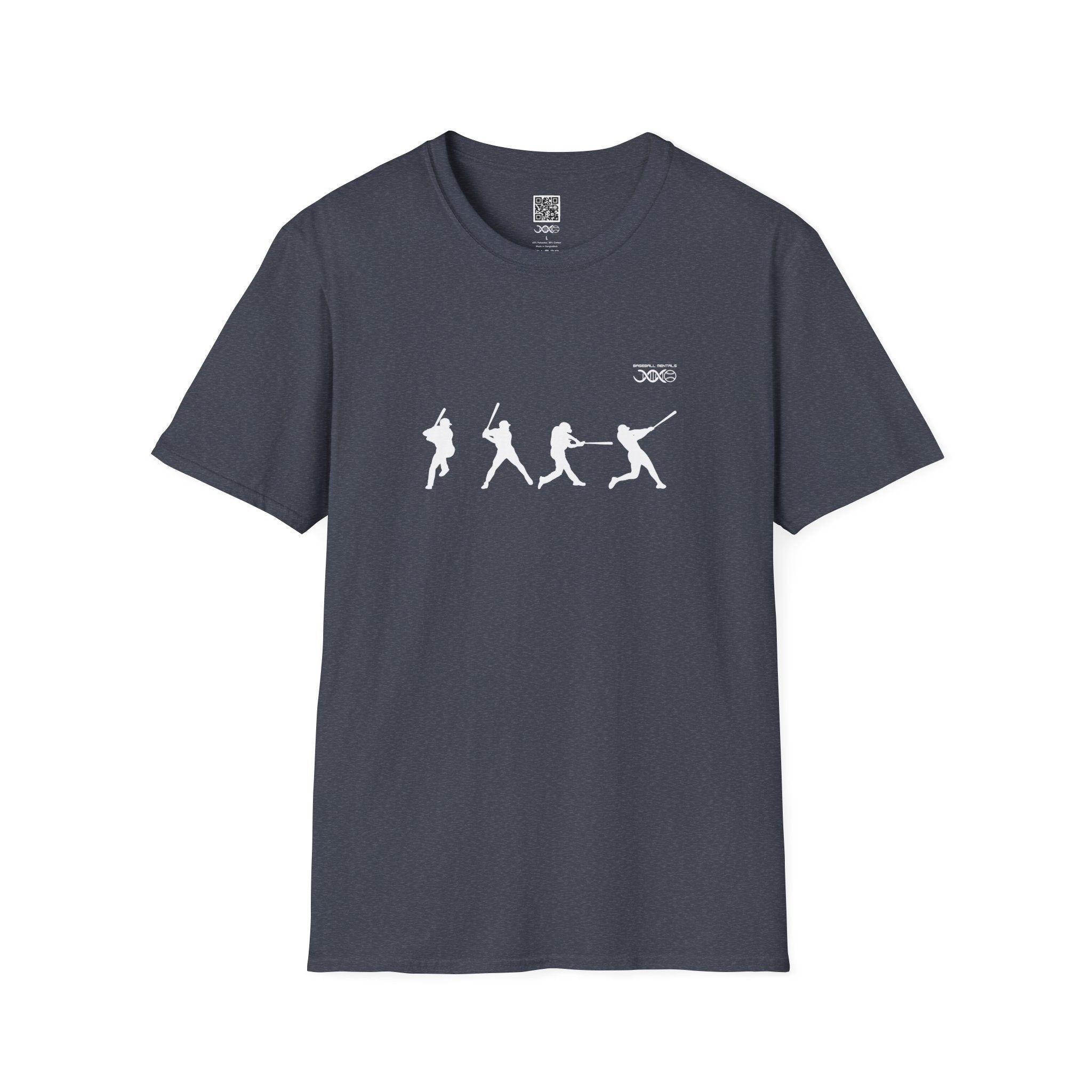 Batter Silhouette T-Shirt — Men's Baseball Player Graphic Tee