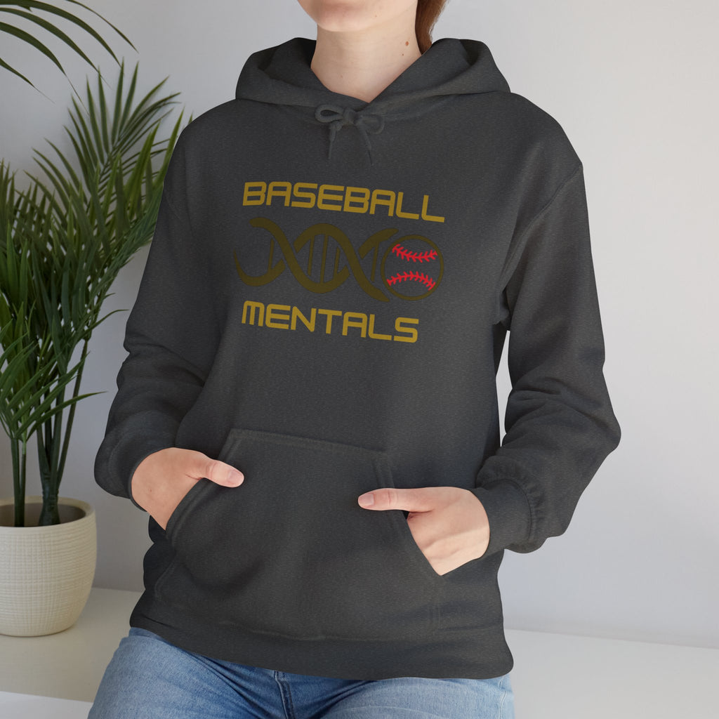 Baseball Mentals Hoodie — DNA Baseball Graphic Pullover for Players & Fans