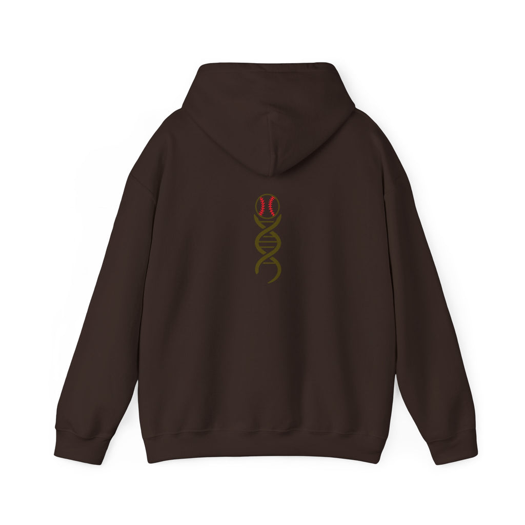 Baseball Mentals Hoodie — DNA Baseball Graphic Pullover for Players & Fans