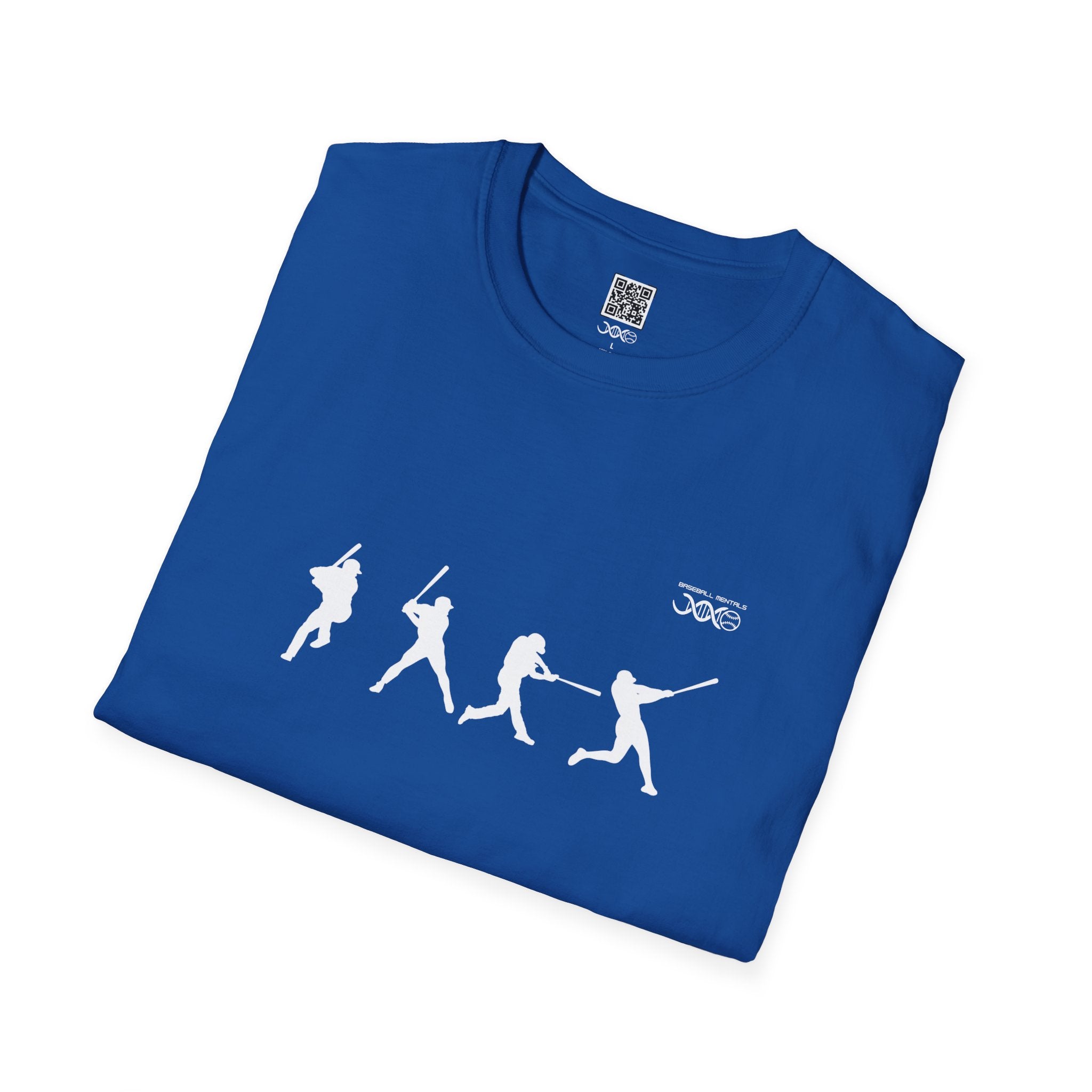 Batter Silhouette T-Shirt — Men's Baseball Player Graphic Tee