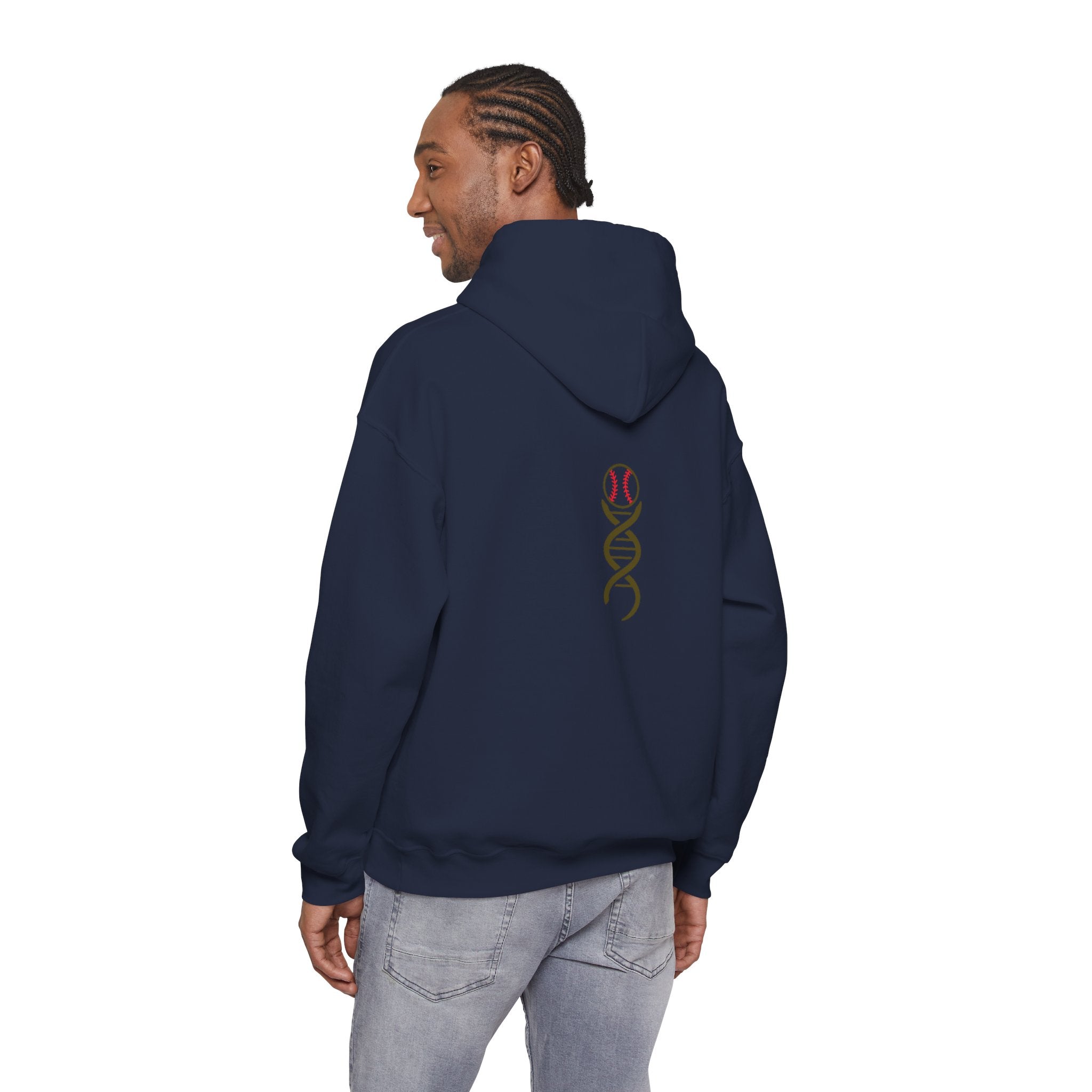 Baseball Mentals Hoodie — DNA Baseball Graphic Pullover for Players & Fans