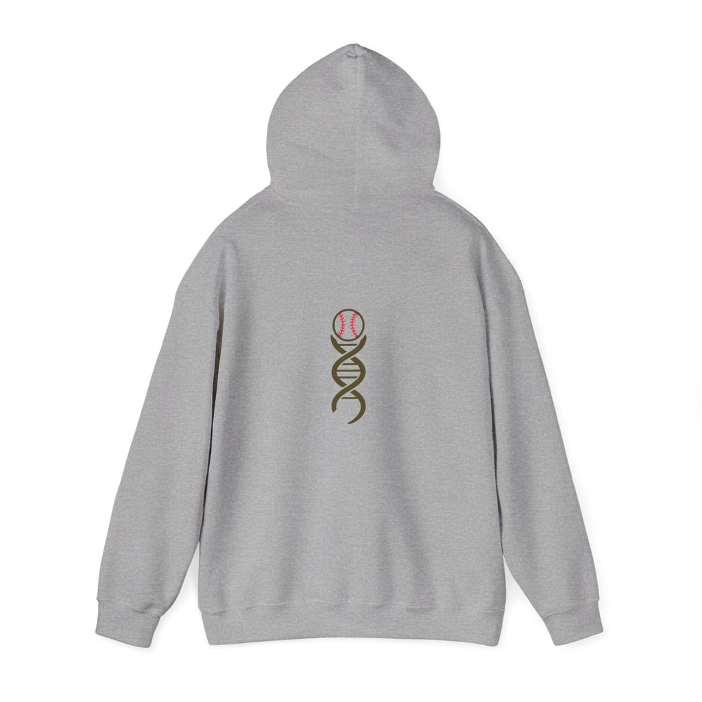 Baseball Mentals Hoodie — DNA Baseball Graphic Pullover for Players & Fans