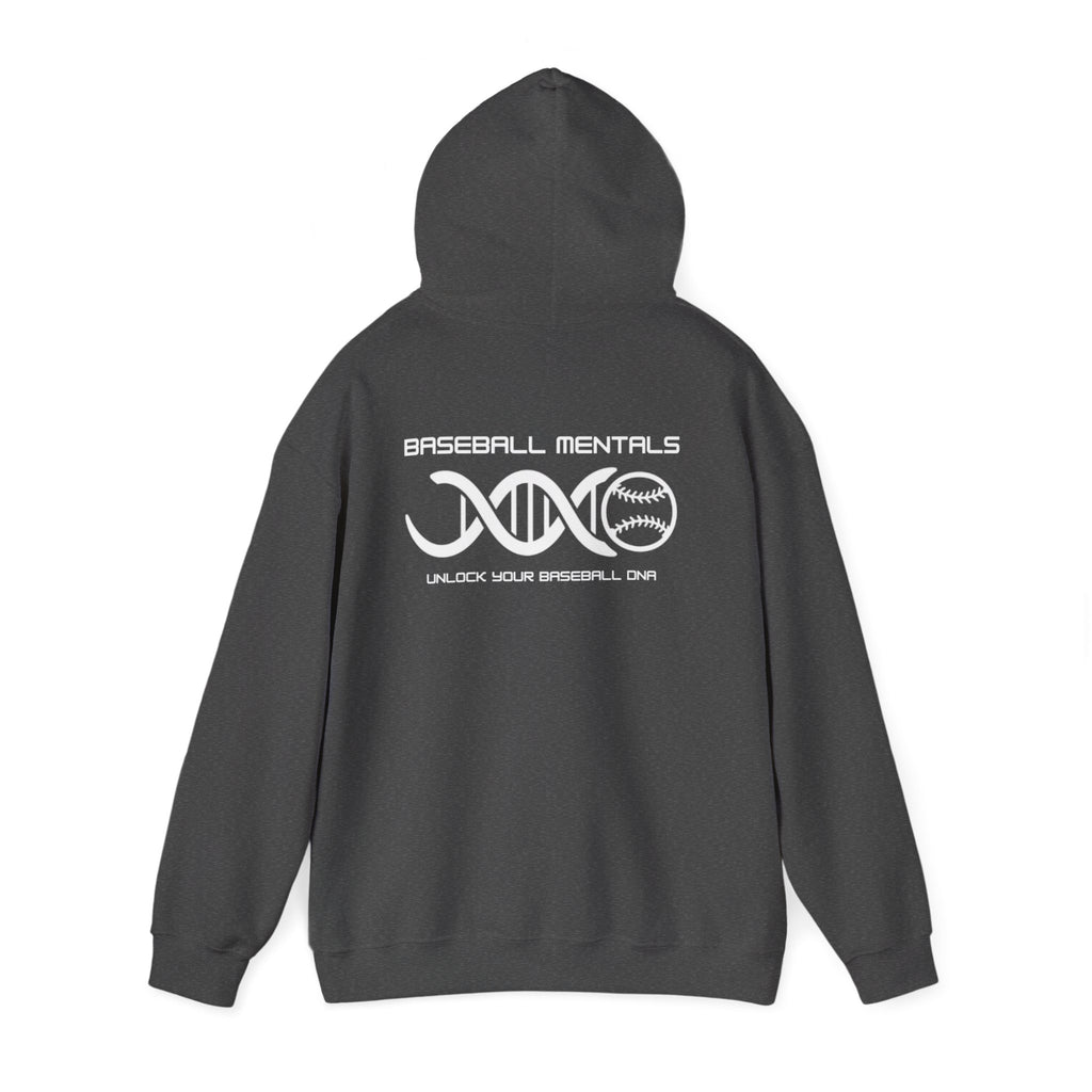 Baseball Batter Silhouette Hoodie – Minimal Sports Pullover for Fans