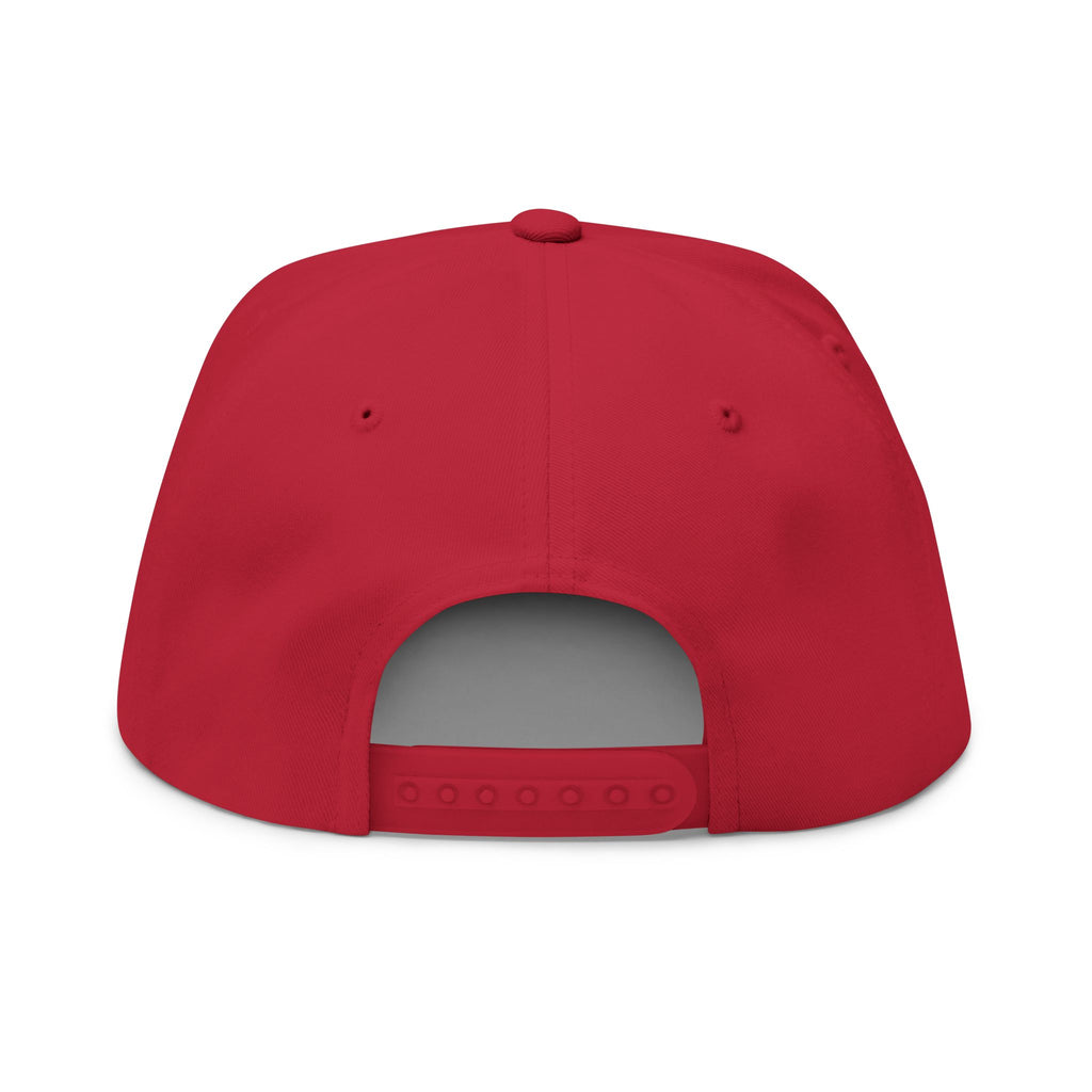 Baseball DNA Flat Bill Cap — Embroidered Sports Logo Hat