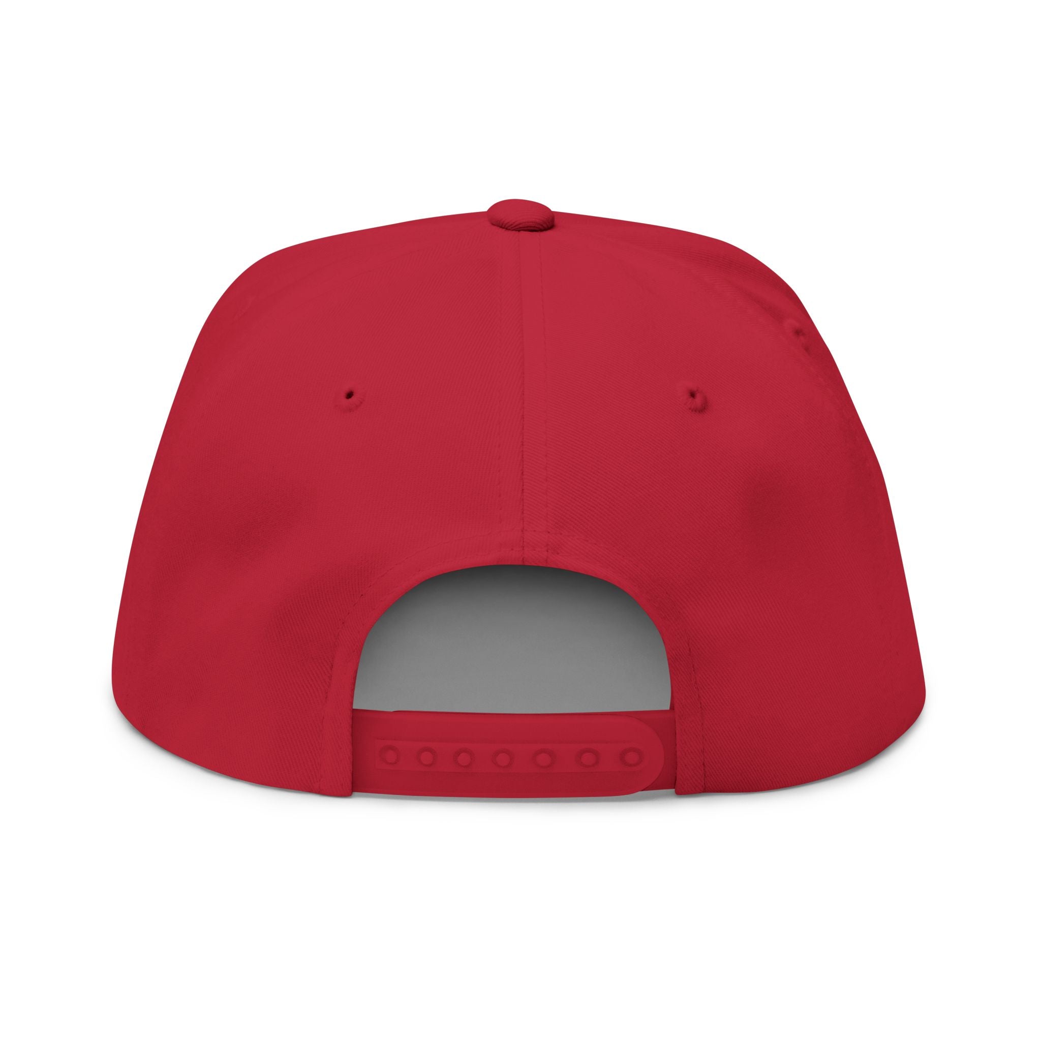 Baseball DNA Flat Bill Cap — Embroidered Sports Logo Hat