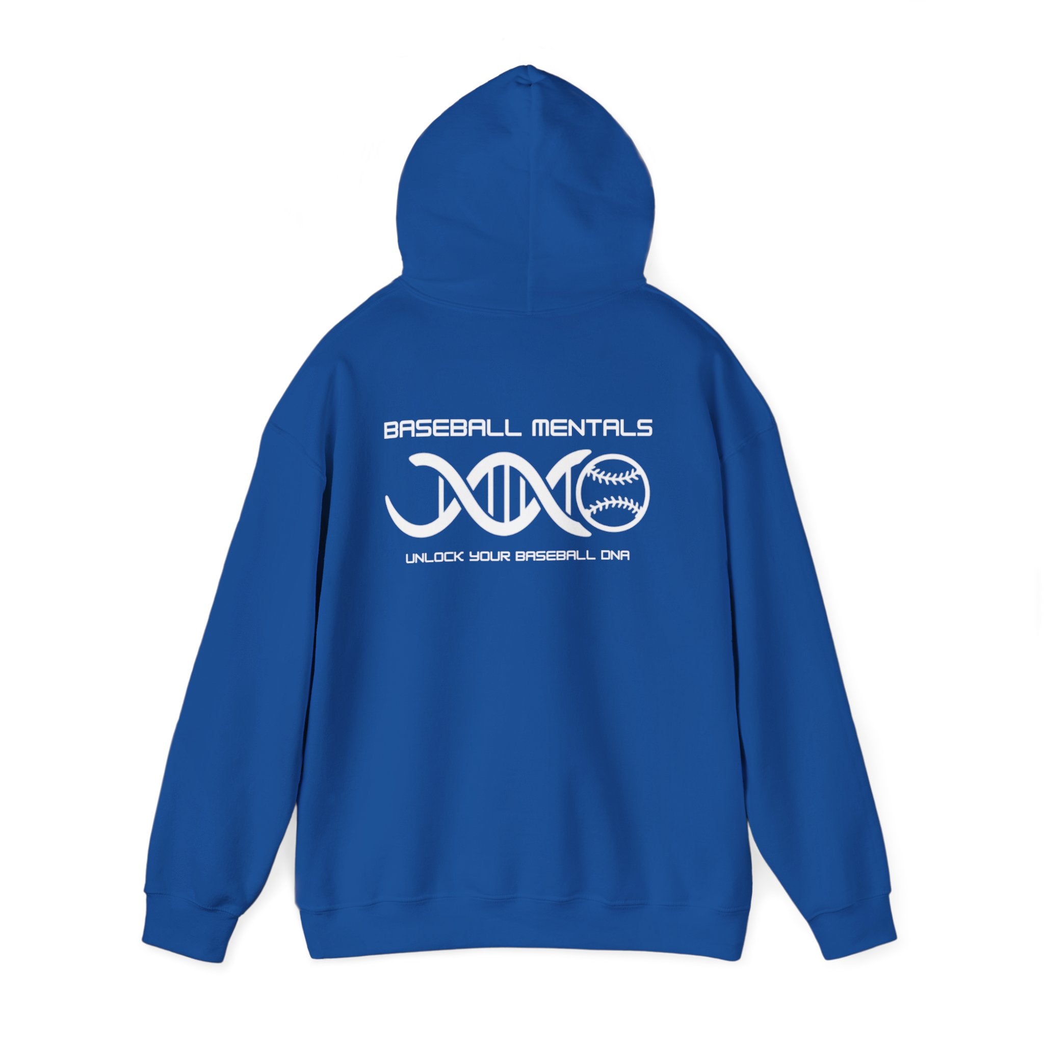Baseball Silhouette Hoodie - Retro Striped Jumping Catch Design