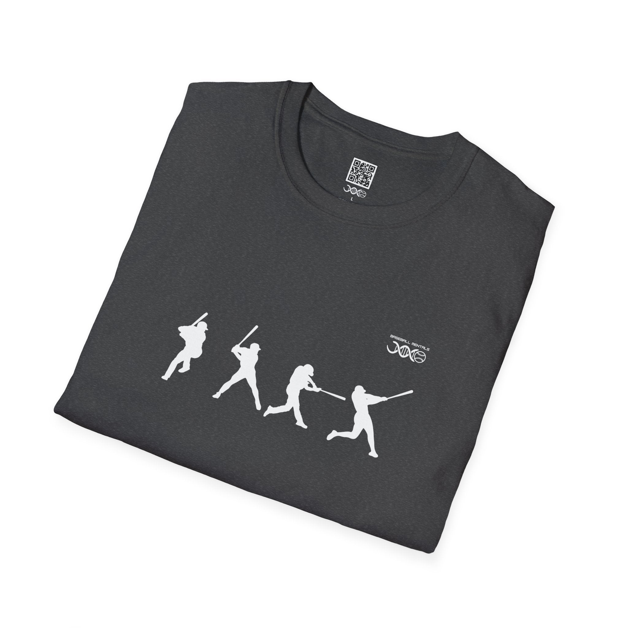 Batter Silhouette T-Shirt — Men's Baseball Player Graphic Tee
