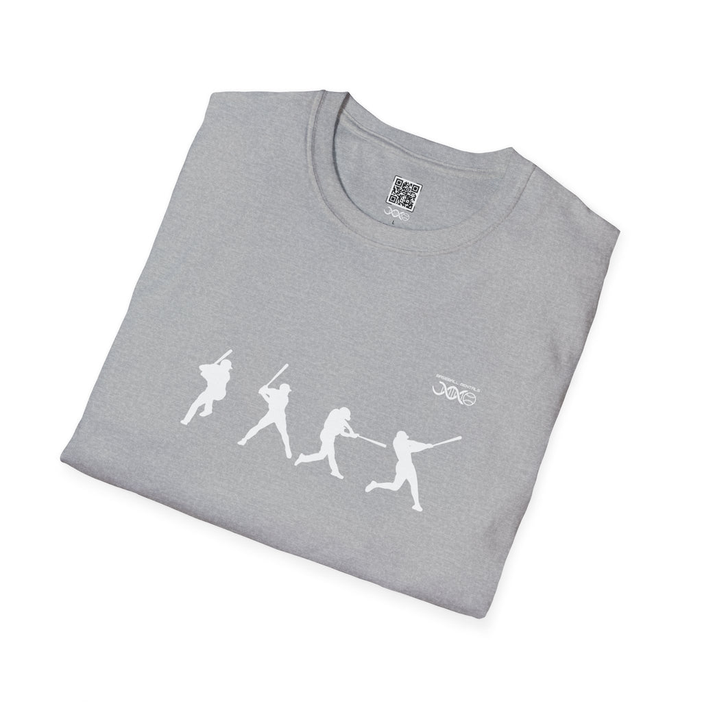 Batter Silhouette T-Shirt — Men's Baseball Player Graphic Tee