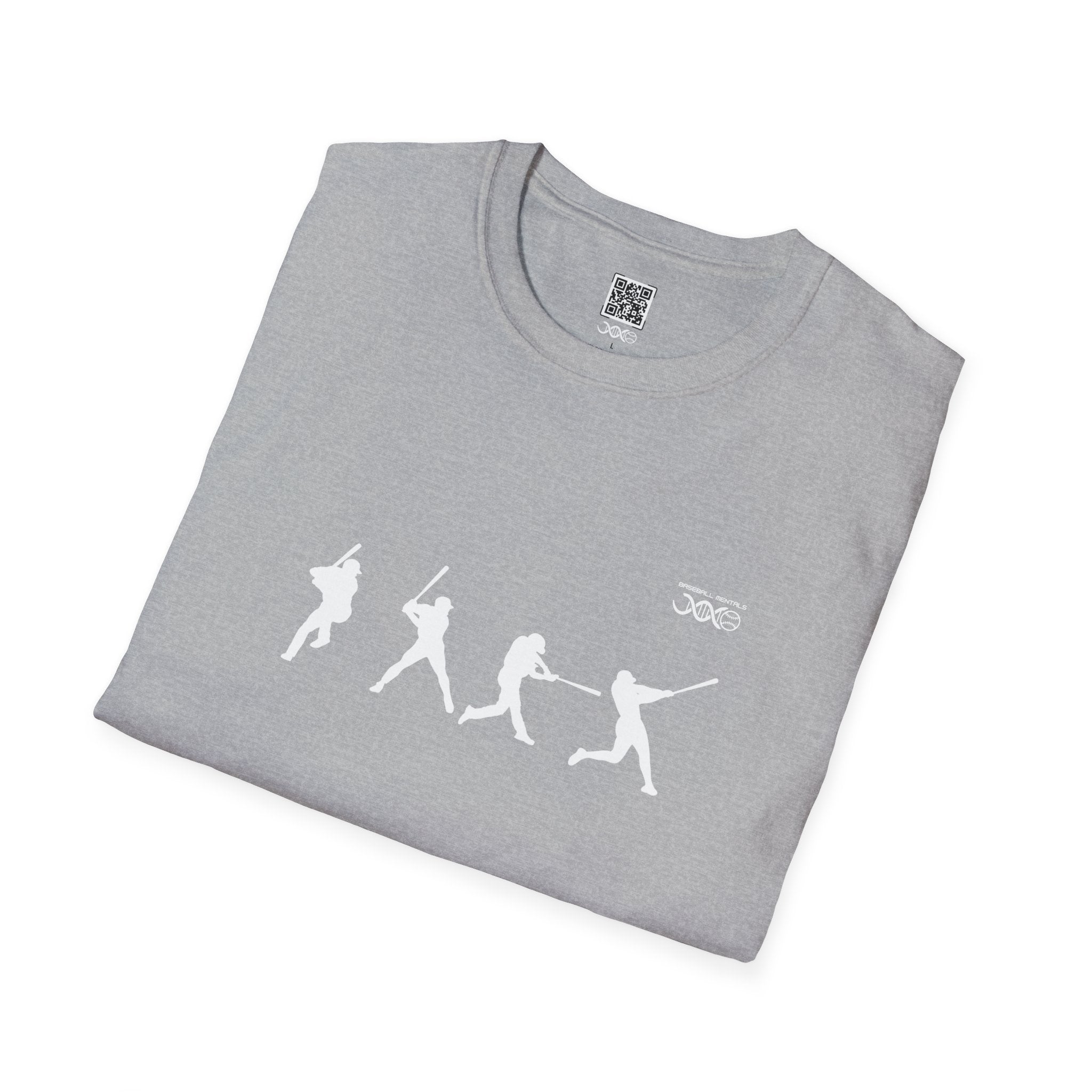 Batter Silhouette T-Shirt — Men's Baseball Player Graphic Tee