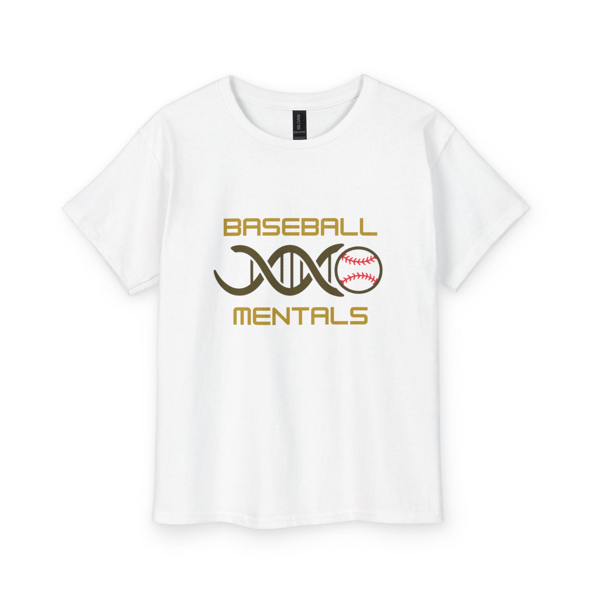 Youth Tee — "Baseball Mentals" DNA Baseball Graphic