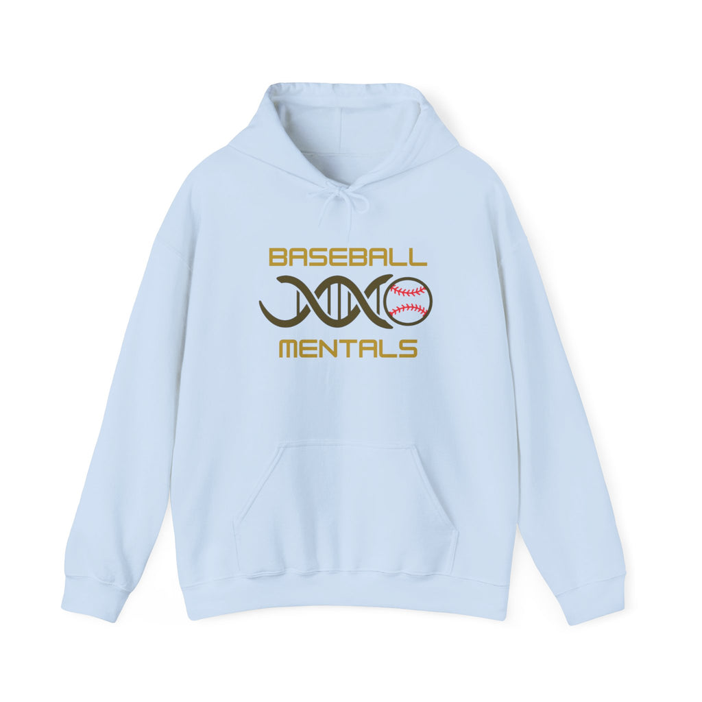 Baseball Mentals Hoodie — DNA Baseball Graphic Pullover for Players & Fans