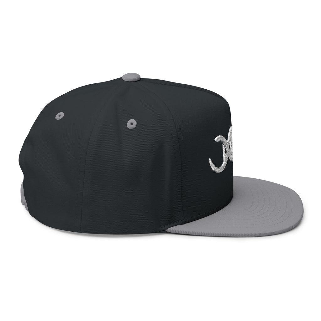 Baseball DNA Flat Bill Cap — Embroidered Sports Logo Hat