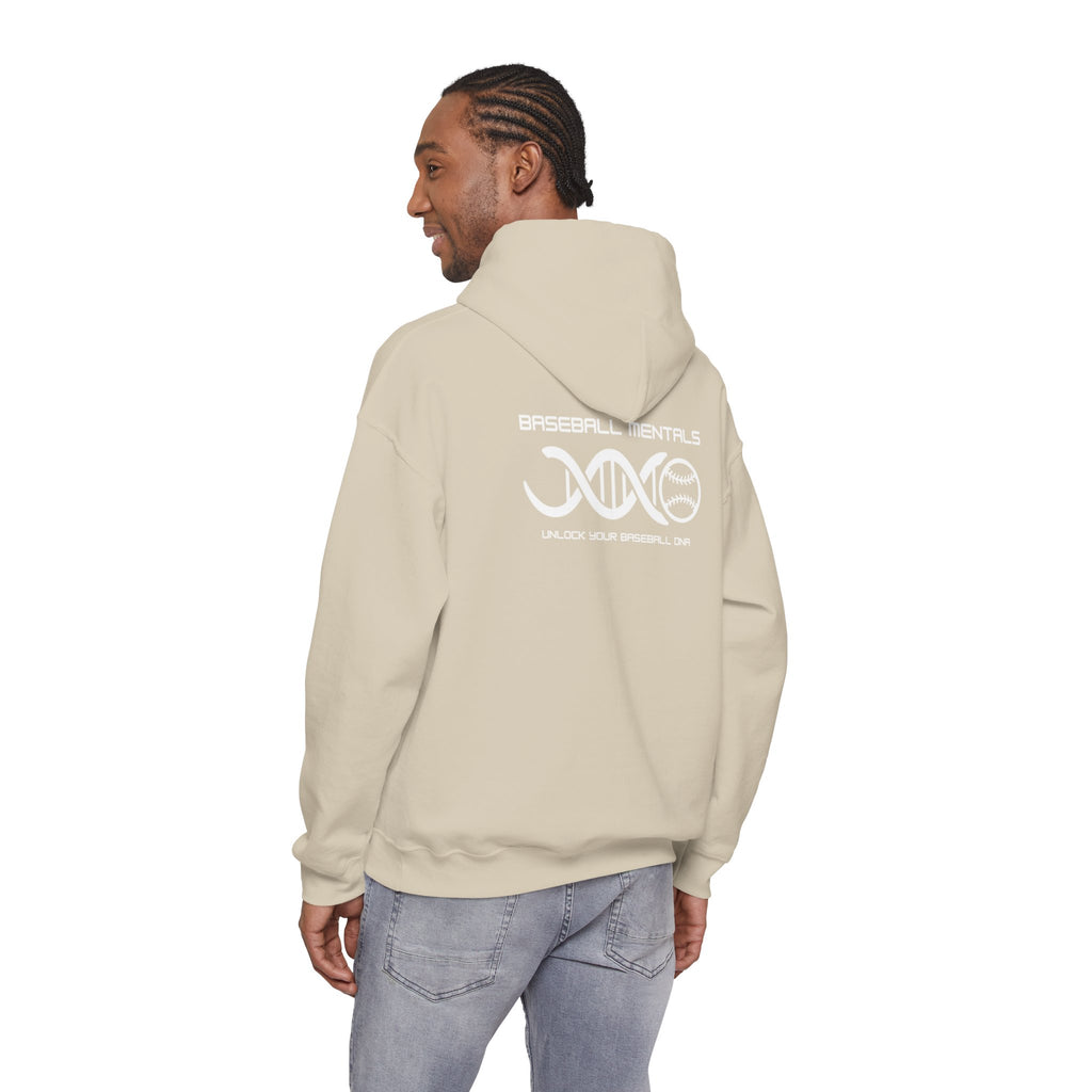 Baseball Fundamentals Hoodie — “Unlock Your Baseball DNA” Baseball Player Graphic Sweatshirt