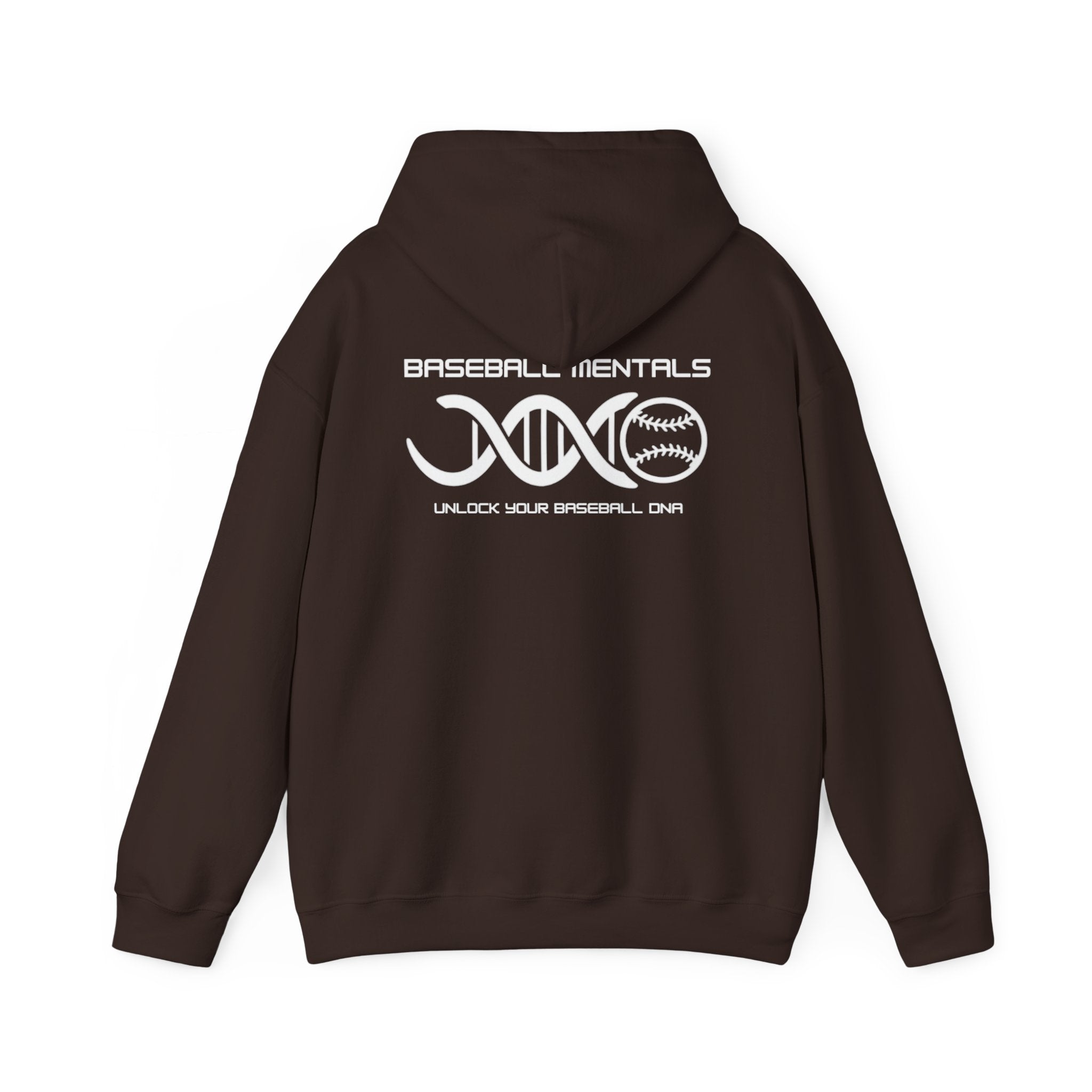 Baseball Silhouette Hoodie - Retro Striped Jumping Catch Design
