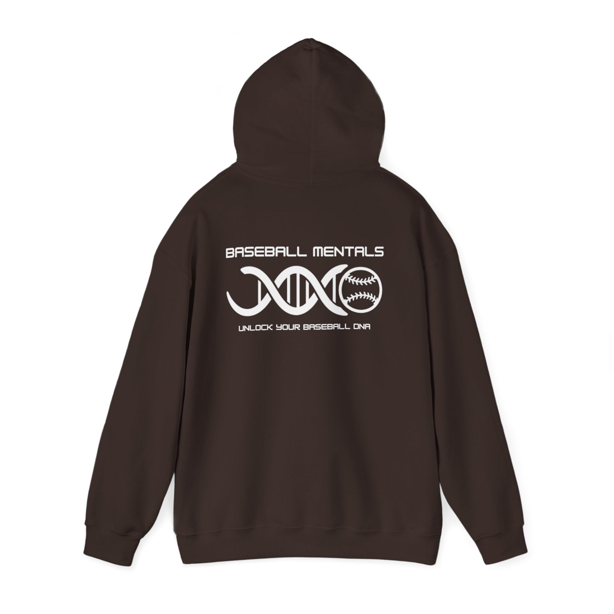 Baseball Silhouette Hoodie - Retro Striped Jumping Catch Design