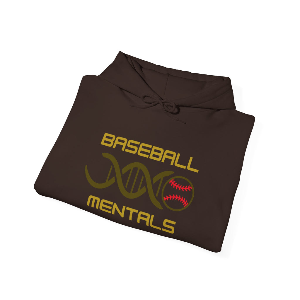 Baseball Mentals Hoodie — DNA Baseball Graphic Pullover for Players & Fans