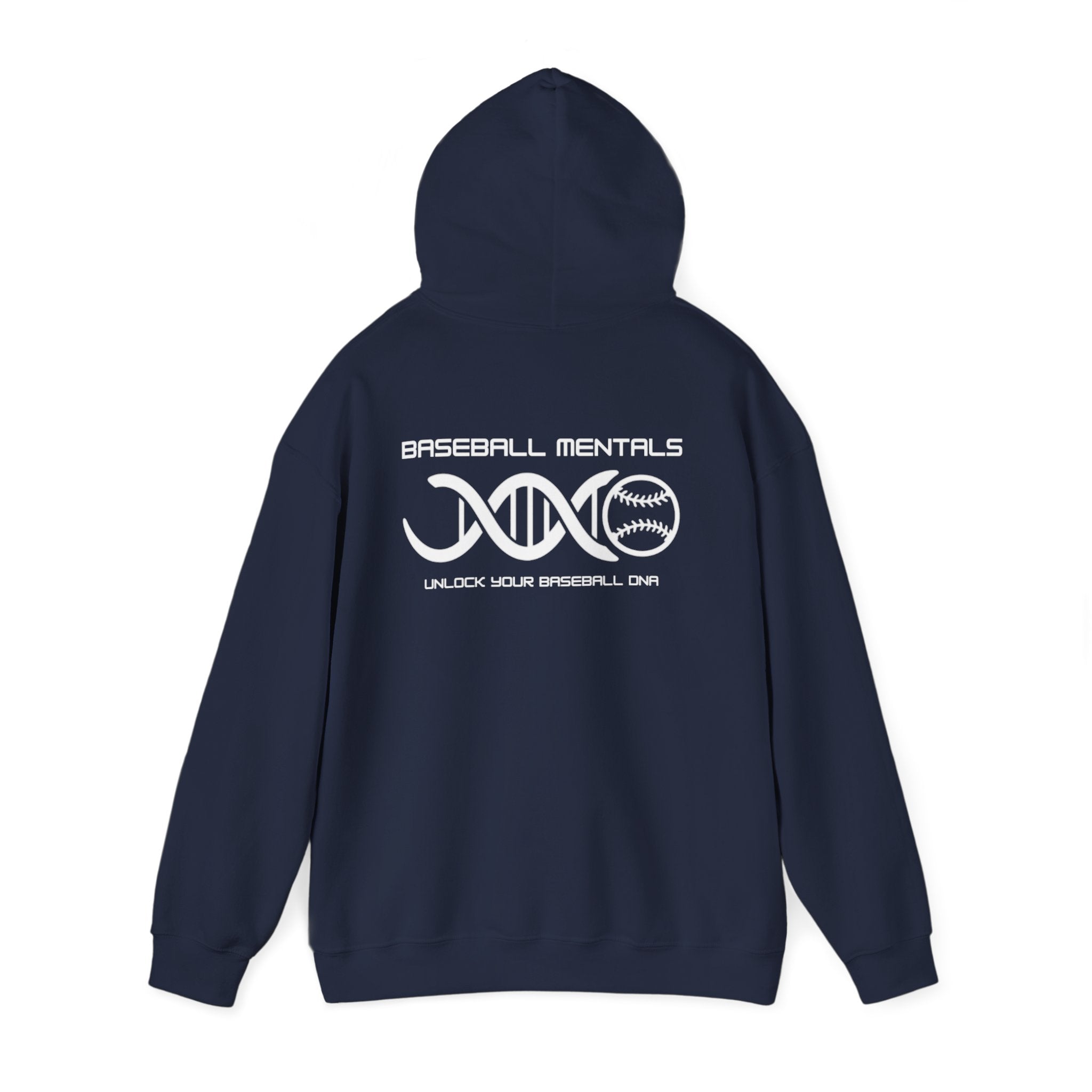 Baseball Silhouette Hoodie - Retro Striped Jumping Catch Design