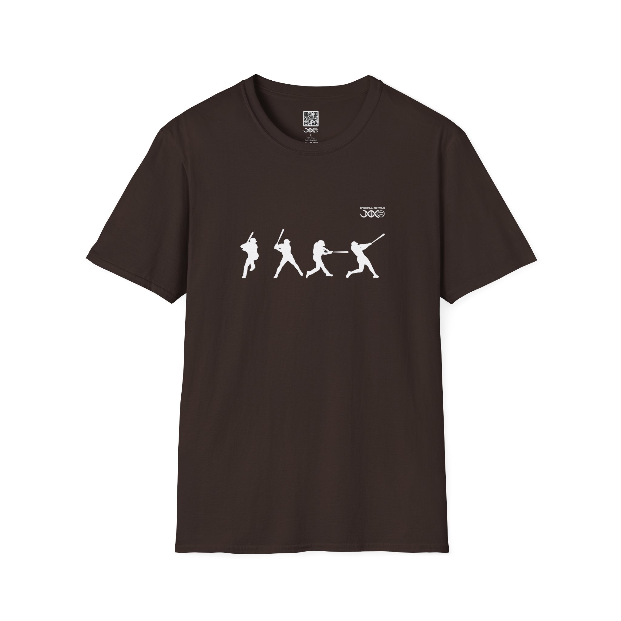 Batter Silhouette T-Shirt — Men's Baseball Player Graphic Tee