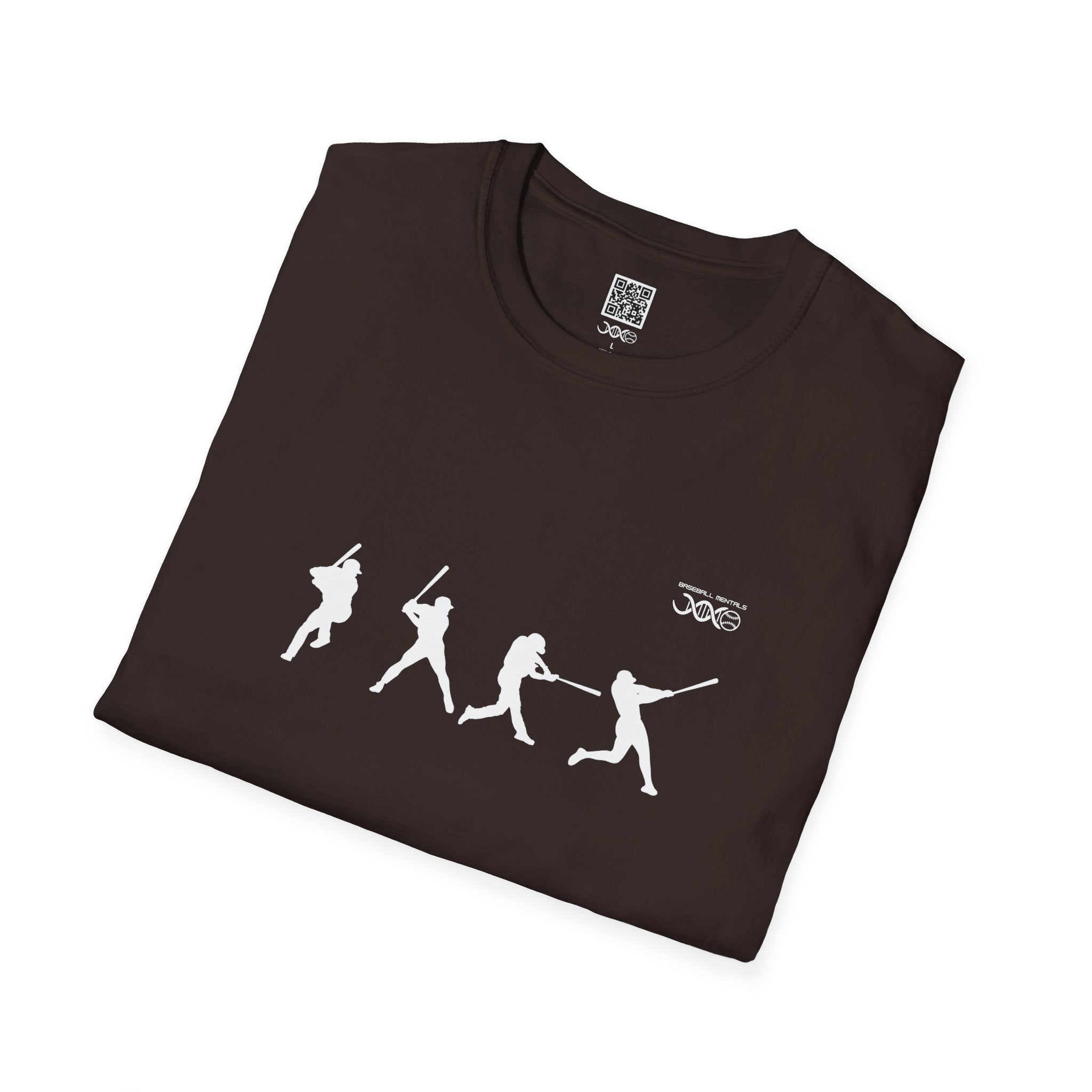Batter Silhouette T-Shirt — Men's Baseball Player Graphic Tee