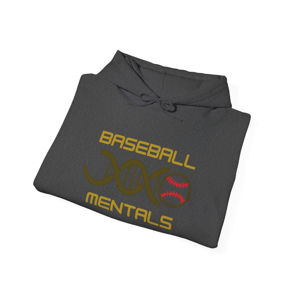 Baseball Mentals Hoodie — DNA Baseball Graphic Pullover for Players & Fans