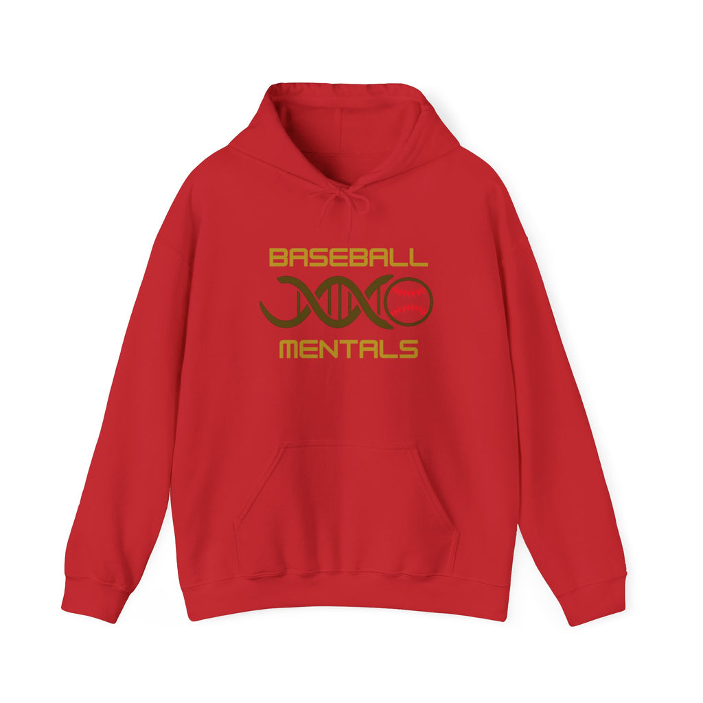 Baseball Mentals Hoodie — DNA Baseball Graphic Pullover for Players & Fans