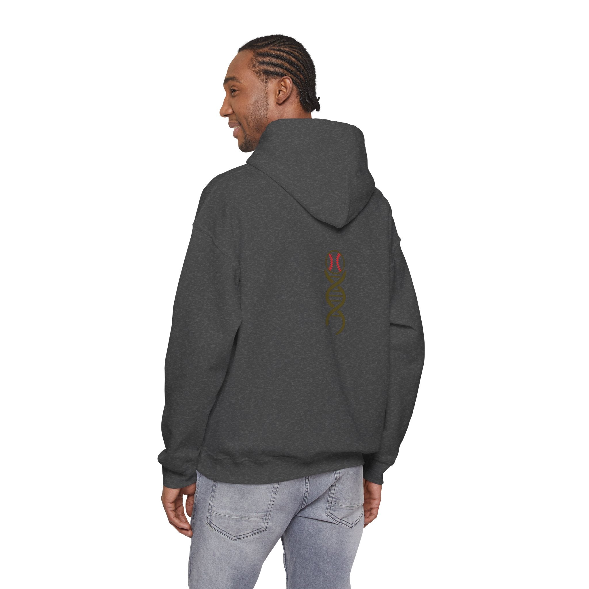 Baseball Mentals Hoodie — DNA Baseball Graphic Pullover for Players & Fans