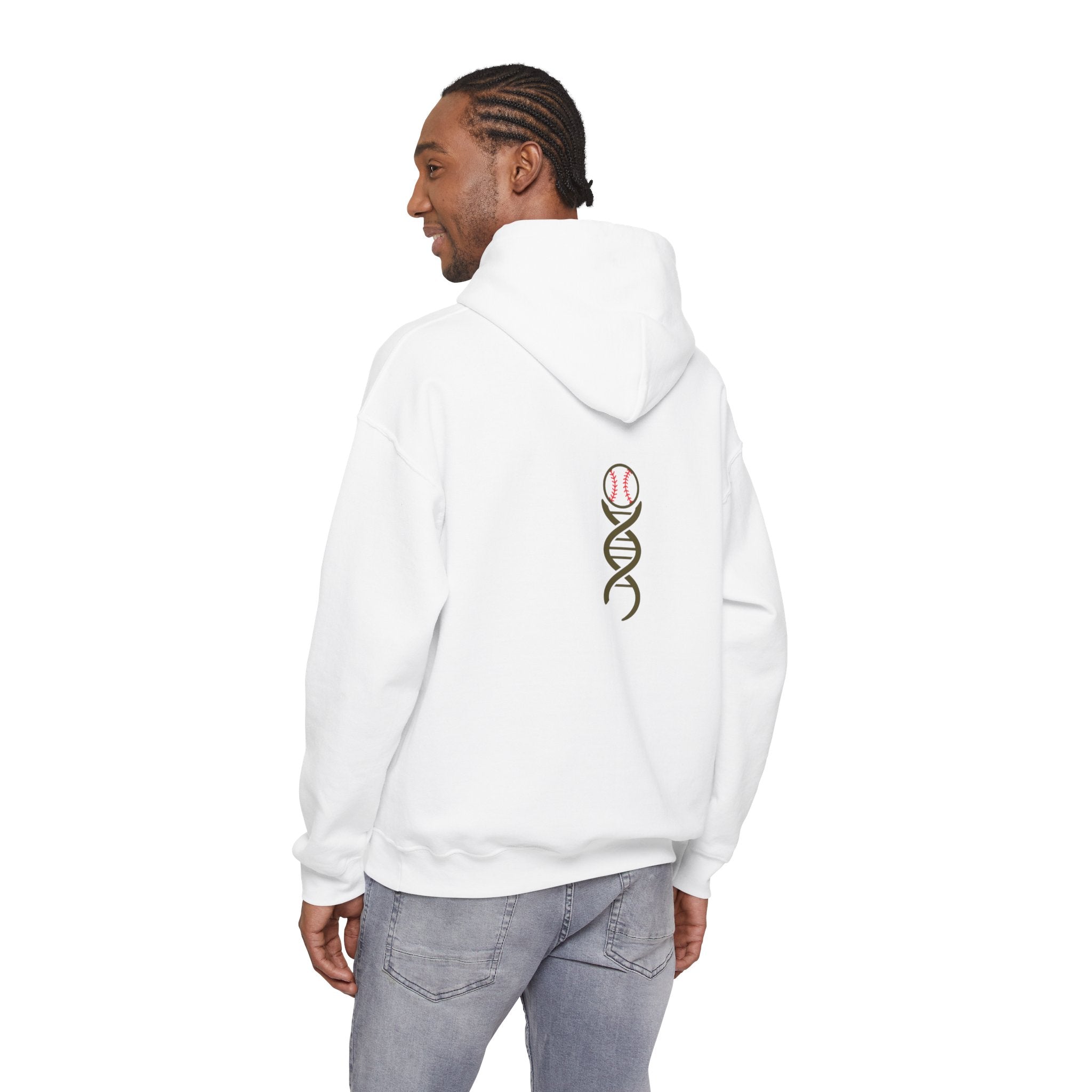 Baseball Mentals Hoodie — DNA Baseball Graphic Pullover for Players & Fans