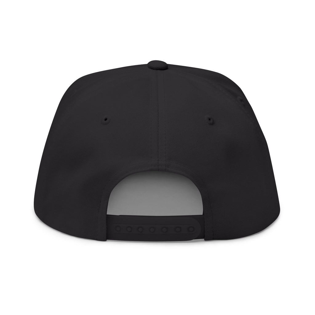 Baseball DNA Flat Bill Cap — Embroidered Sports Logo Hat