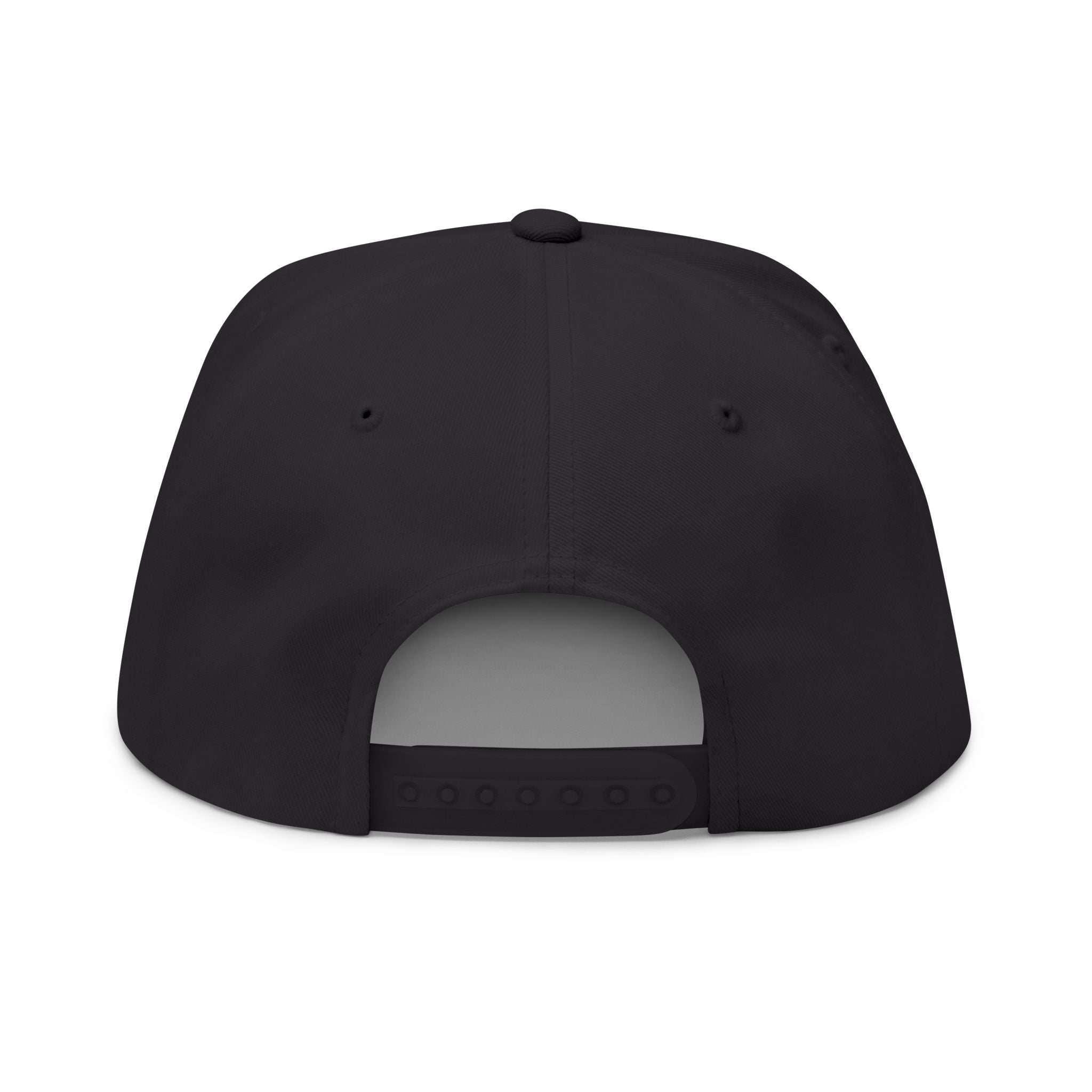Baseball DNA Flat Bill Cap — Embroidered Sports Logo Hat