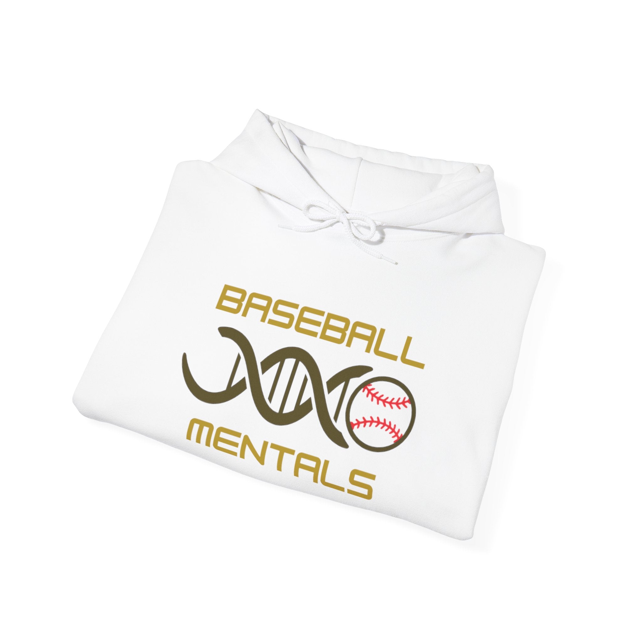 Baseball Mentals Hoodie — DNA Baseball Graphic Pullover for Players & Fans