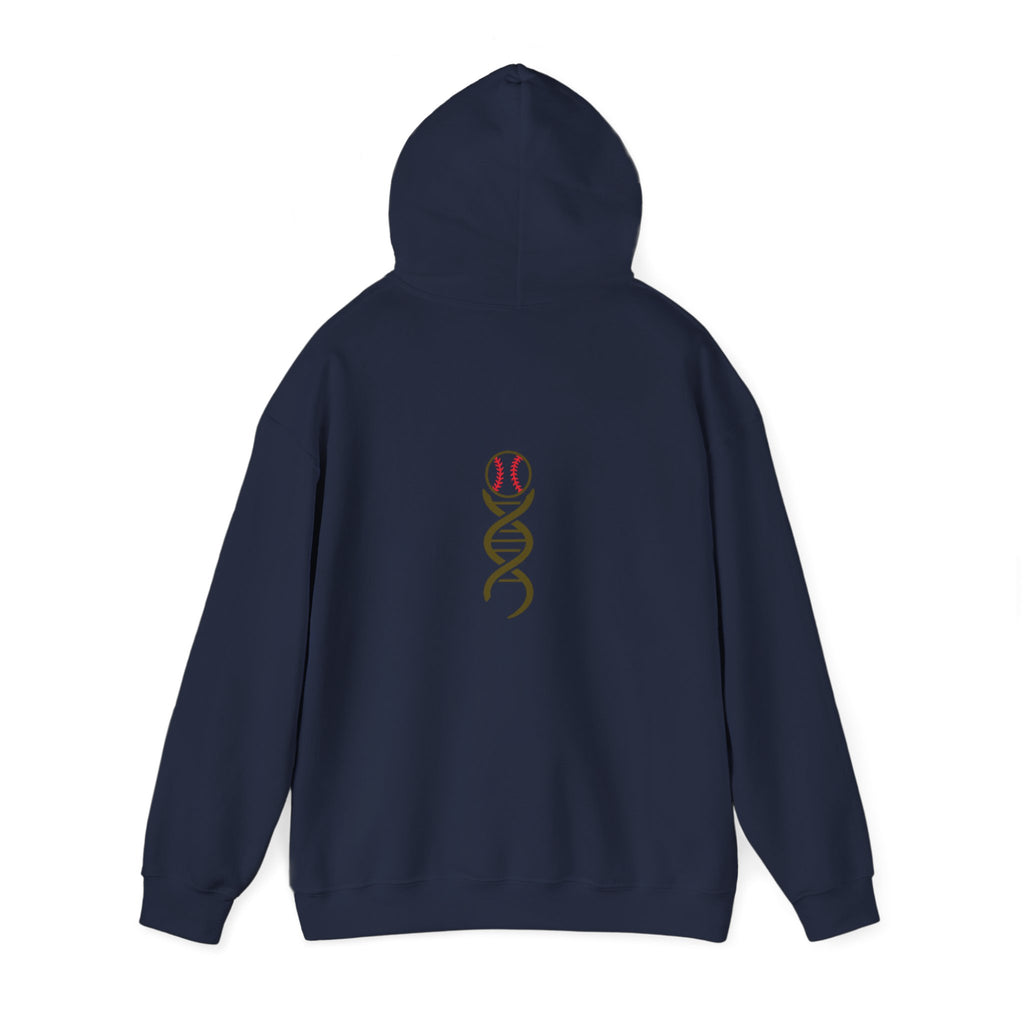 Baseball Mentals Hoodie — DNA Baseball Graphic Pullover for Players & Fans
