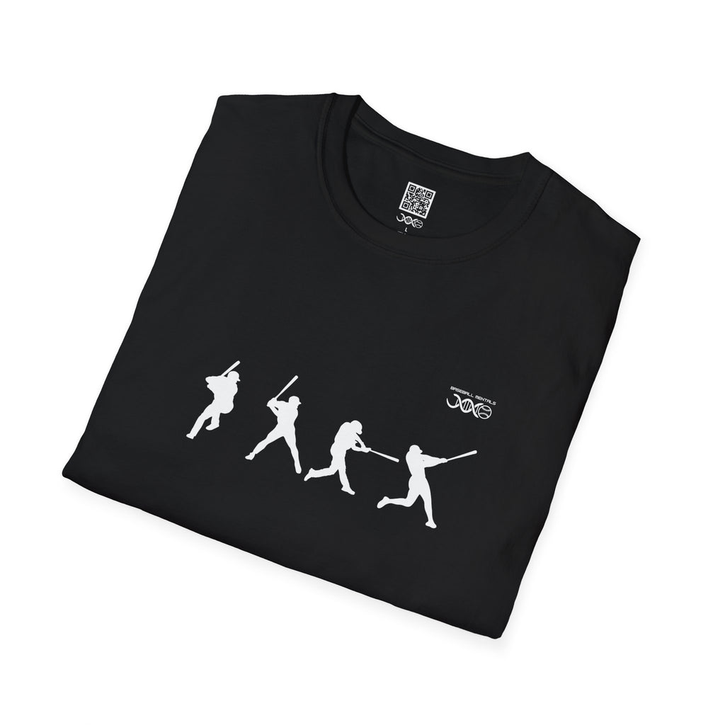 Batter Silhouette T-Shirt — Men's Baseball Player Graphic Tee
