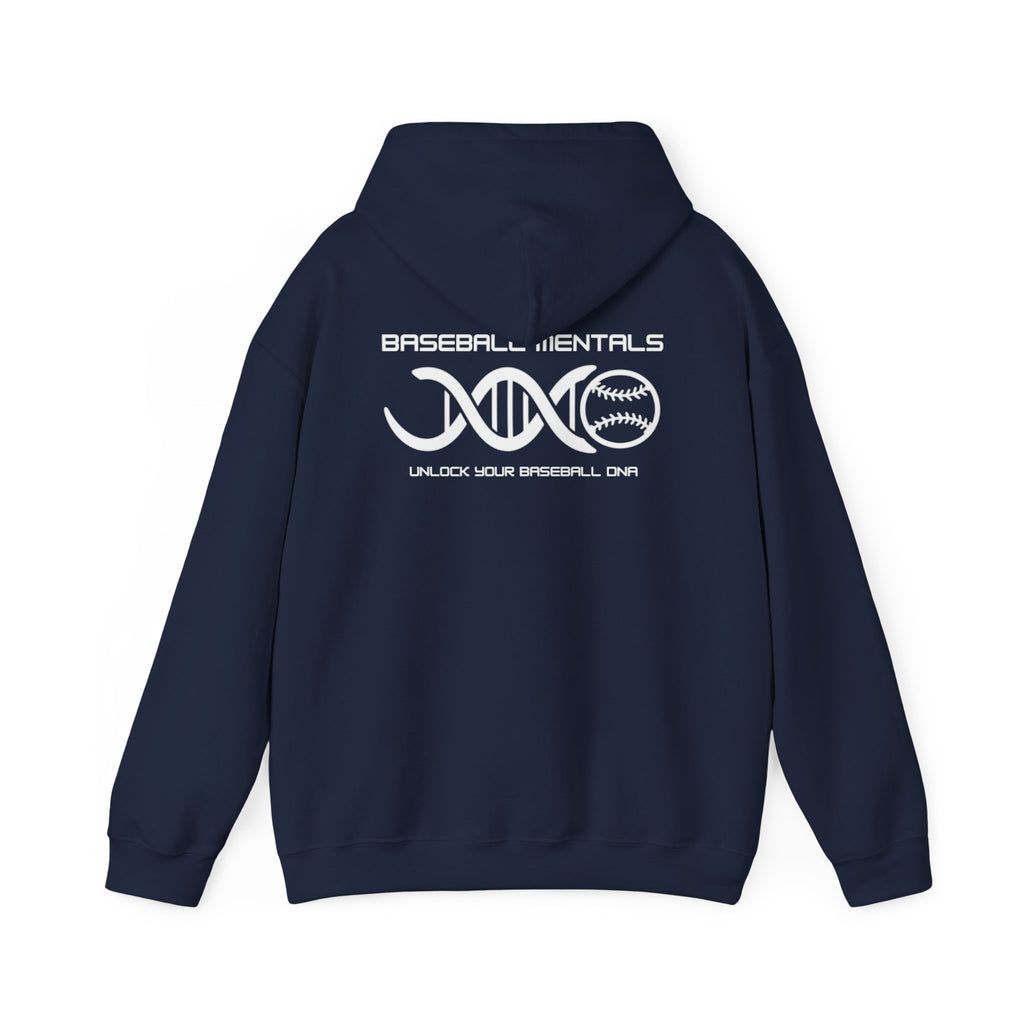 Baseball Batter Silhouette Hoodie – Minimal Sports Pullover for Fans
